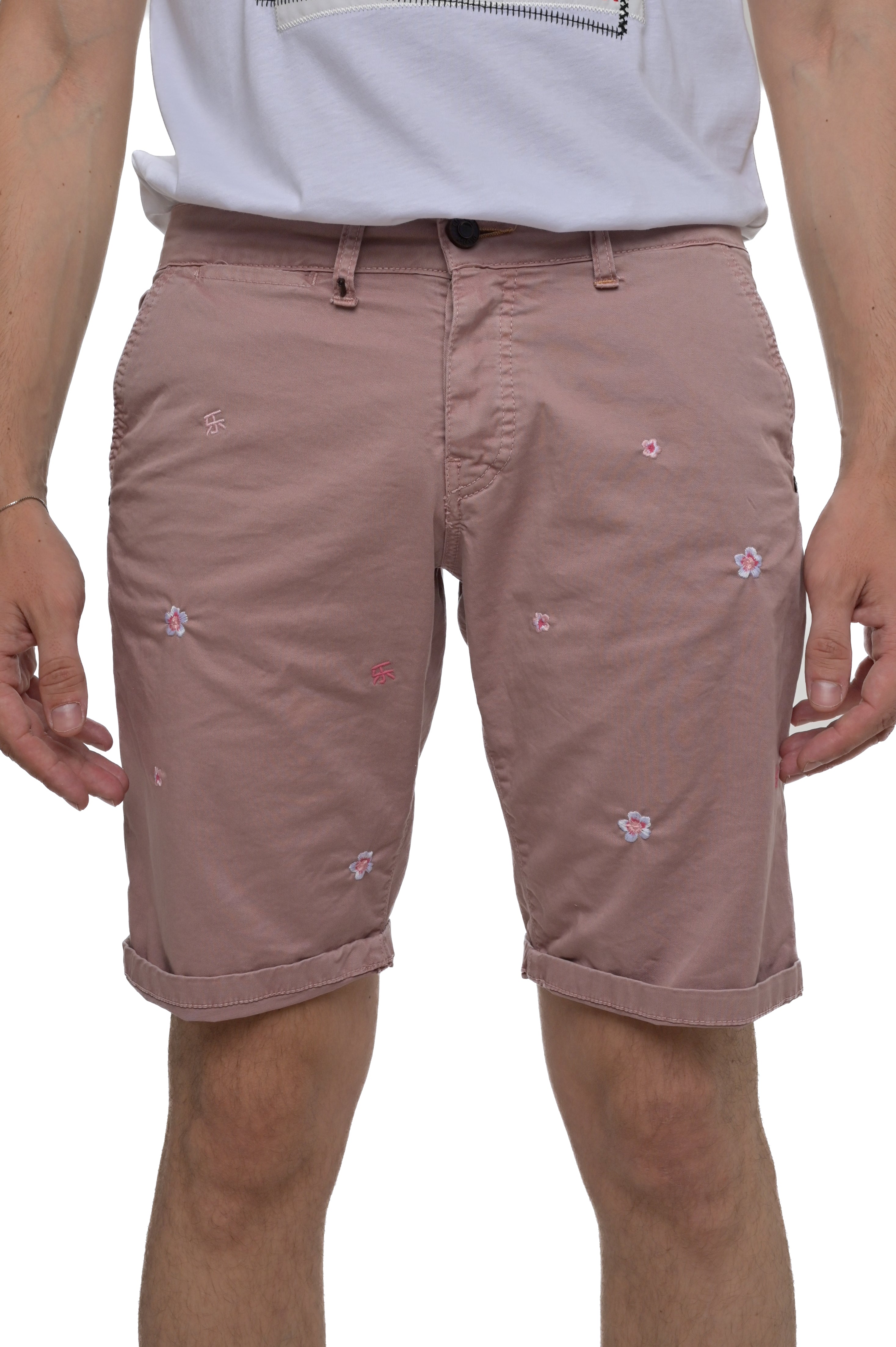 New Walter 15180 slim denim Bermuda shorts