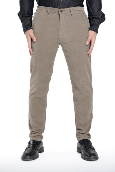 Pantaloni in Velluto Regular Sonic Smoth