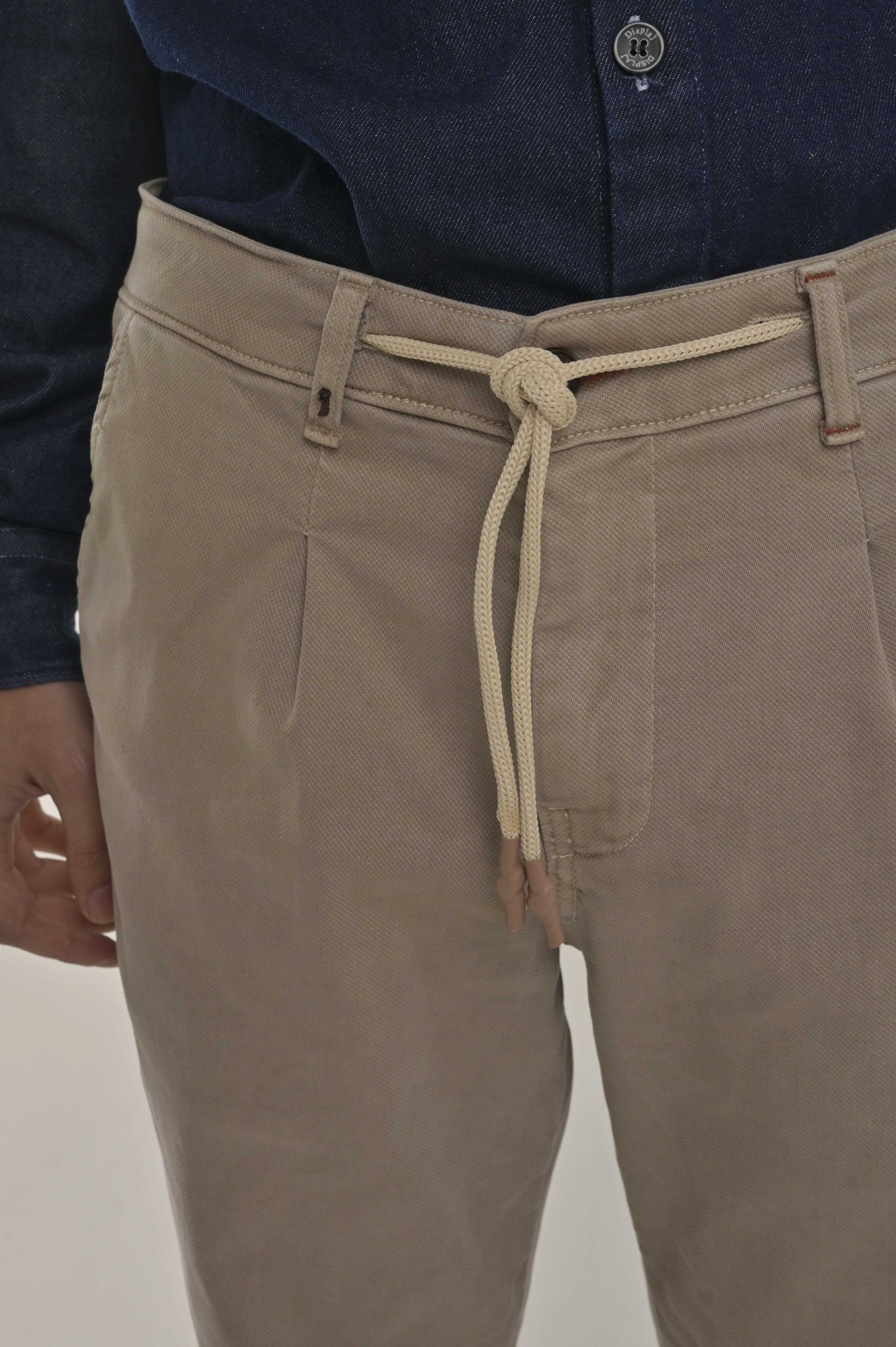 Pantaloni in cotone regular Different Berlino beige FW24/25