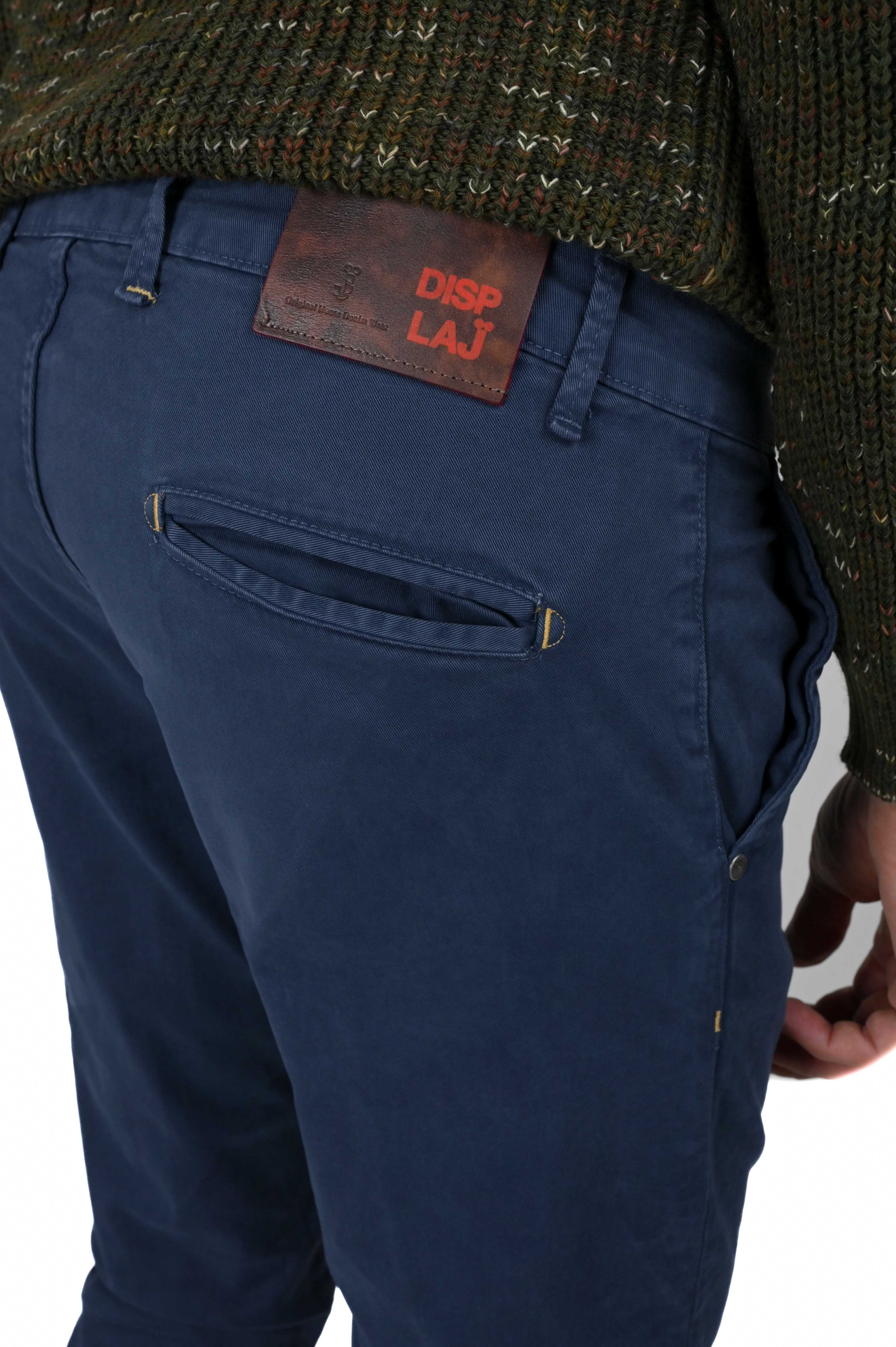 Pantaloni in cotone slim Kinos inchiostro FW24/25