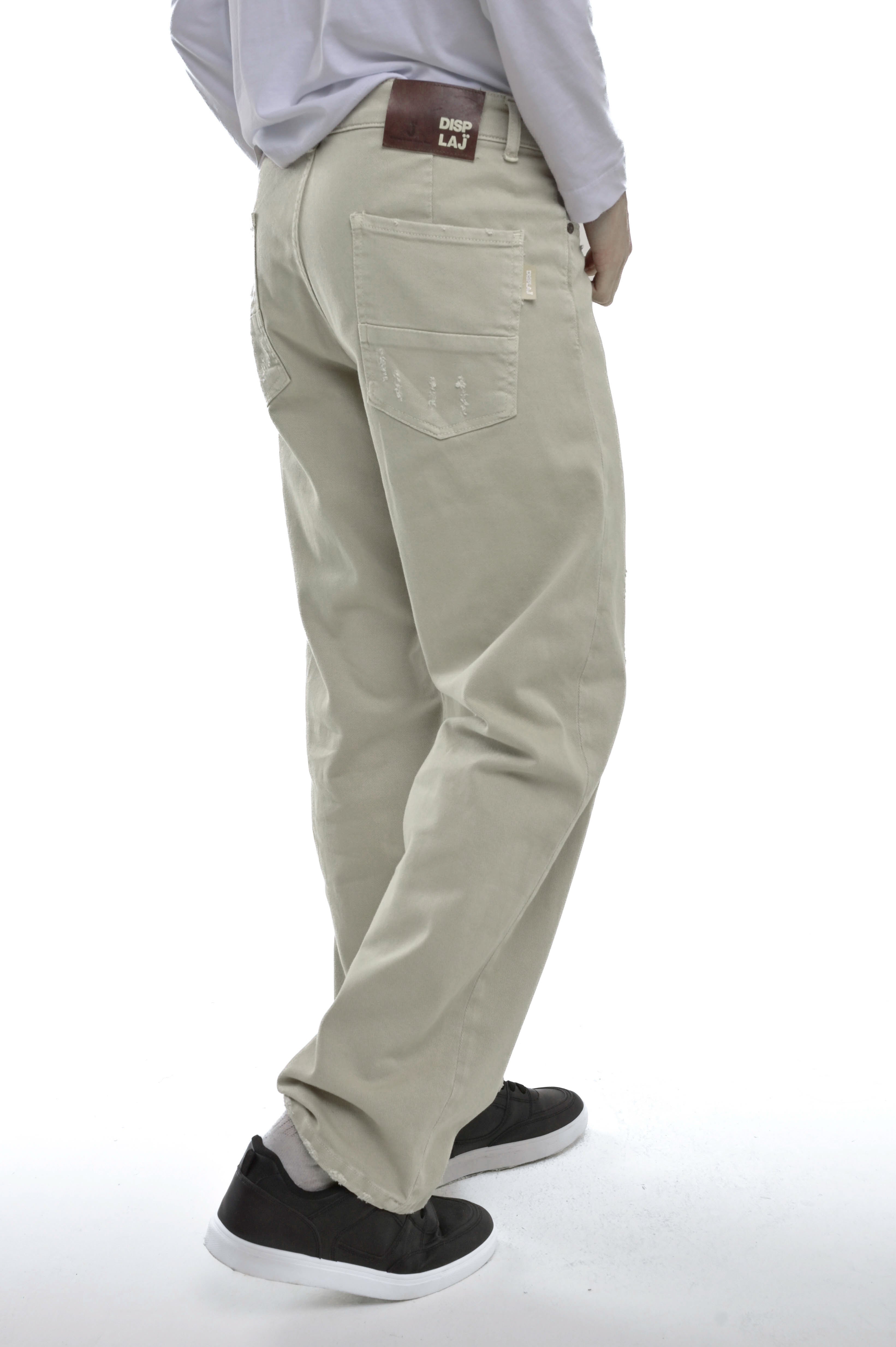 Pantaloni in cotone loose Dick beige FW24/25