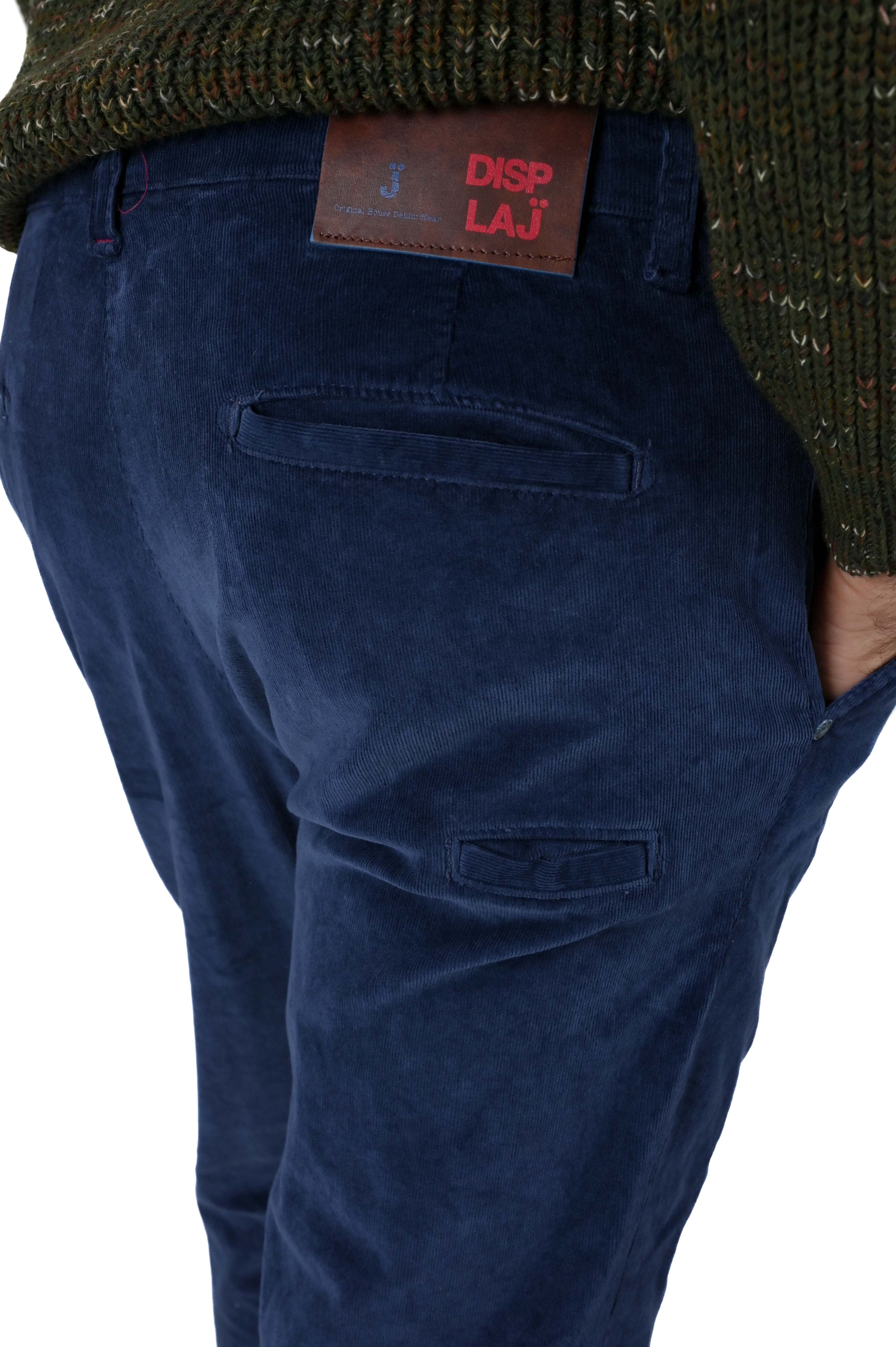 New Private Gab Blue Tapered Cotton Pants FW24/25