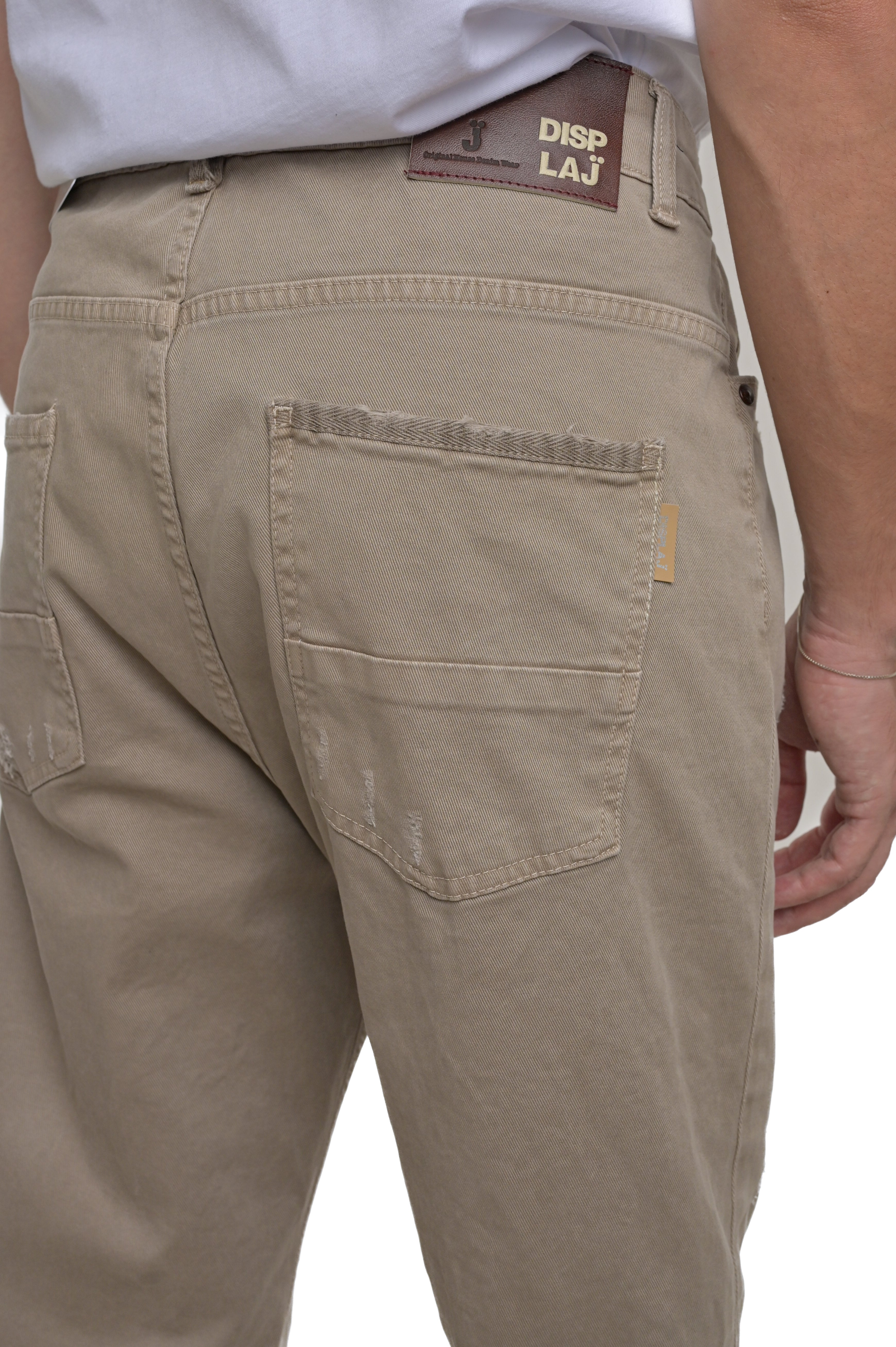 Pantaloni in cotone loose Wide CT 104 beige SS25