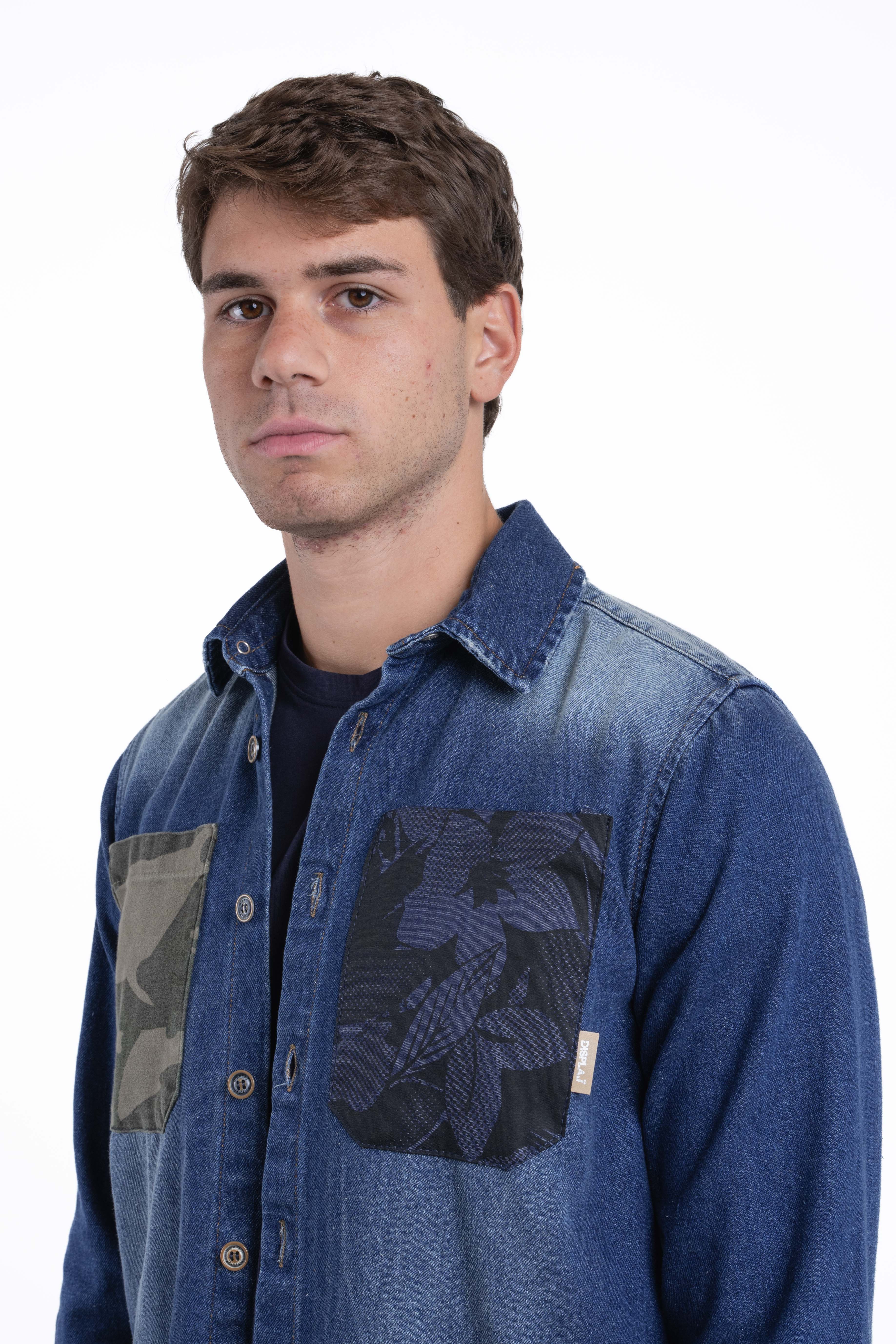 Camicia Denim loose Velvet NE03