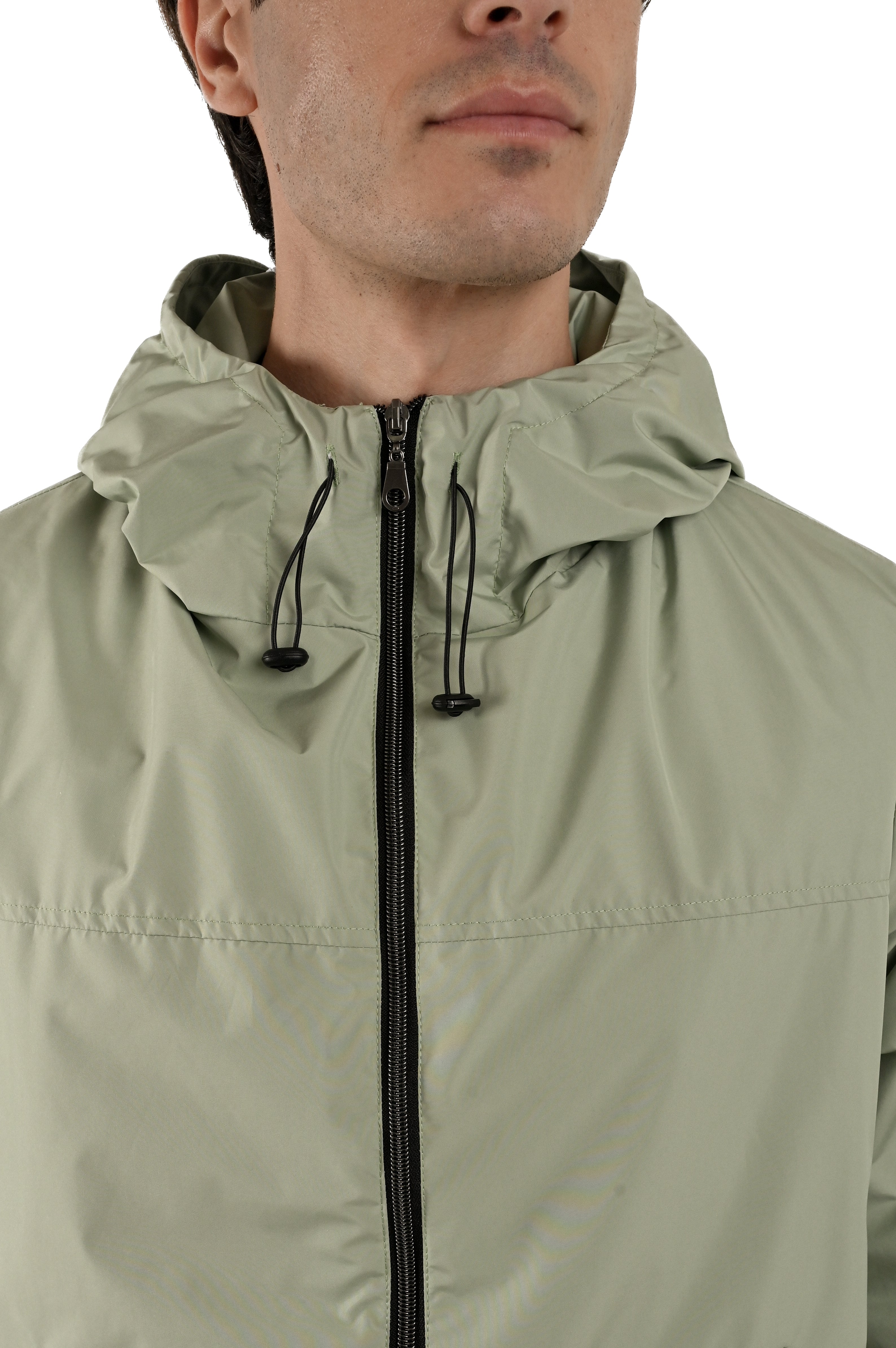 Giacca regular Kway verde acqua SS25