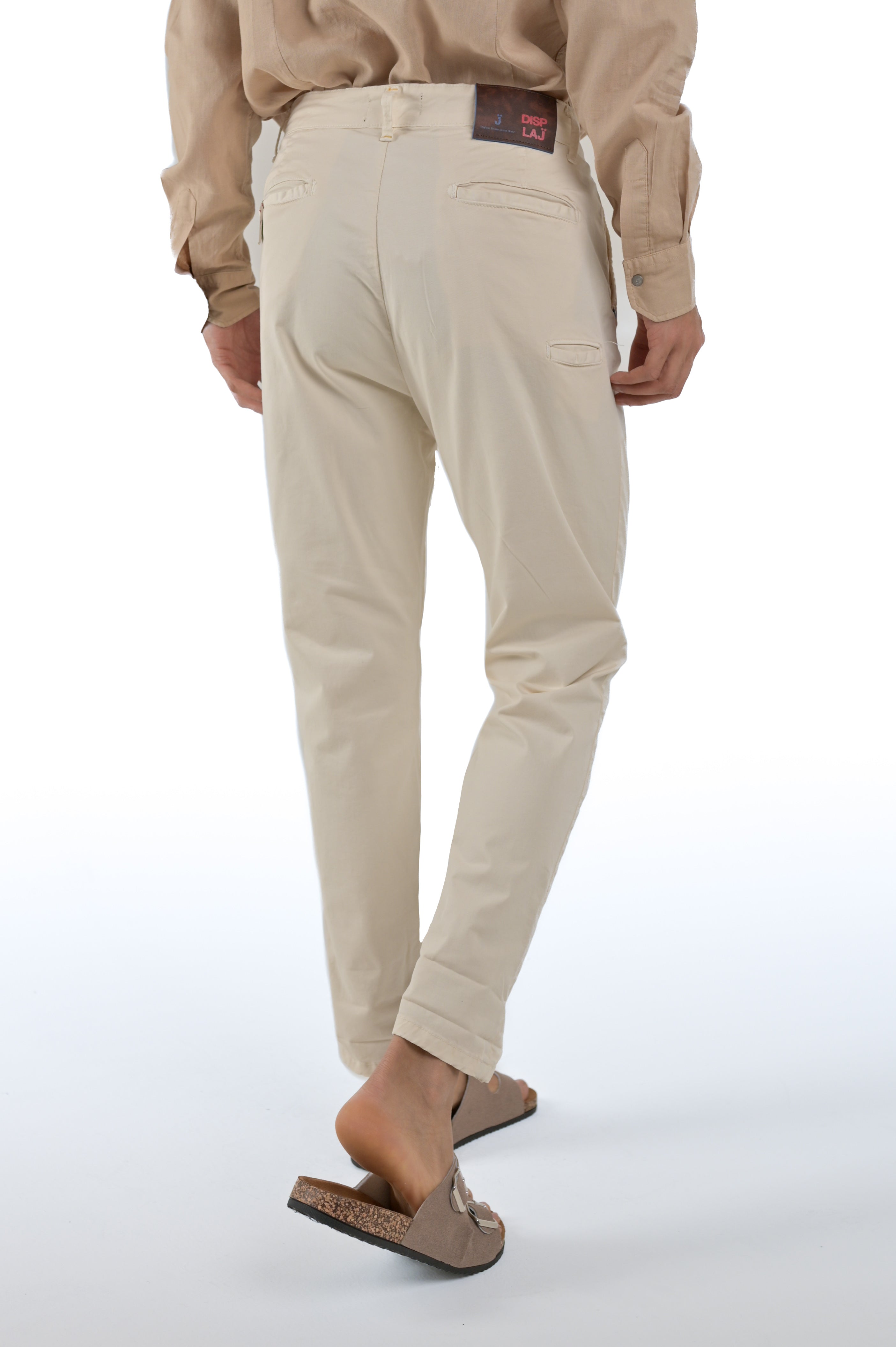 Pantaloni carrot New Private Panna SS26