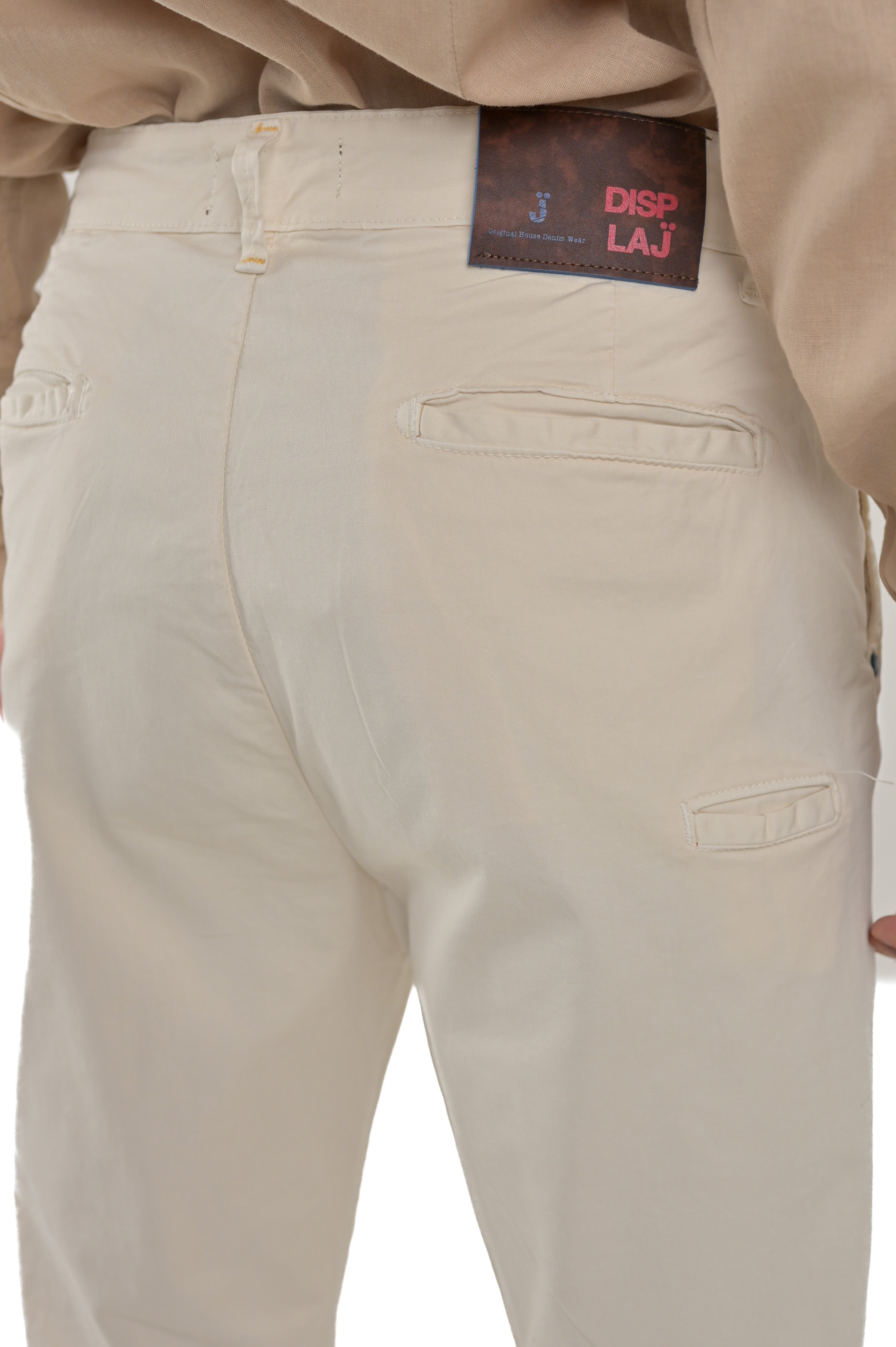 Pantaloni carrot New Private Panna SS26