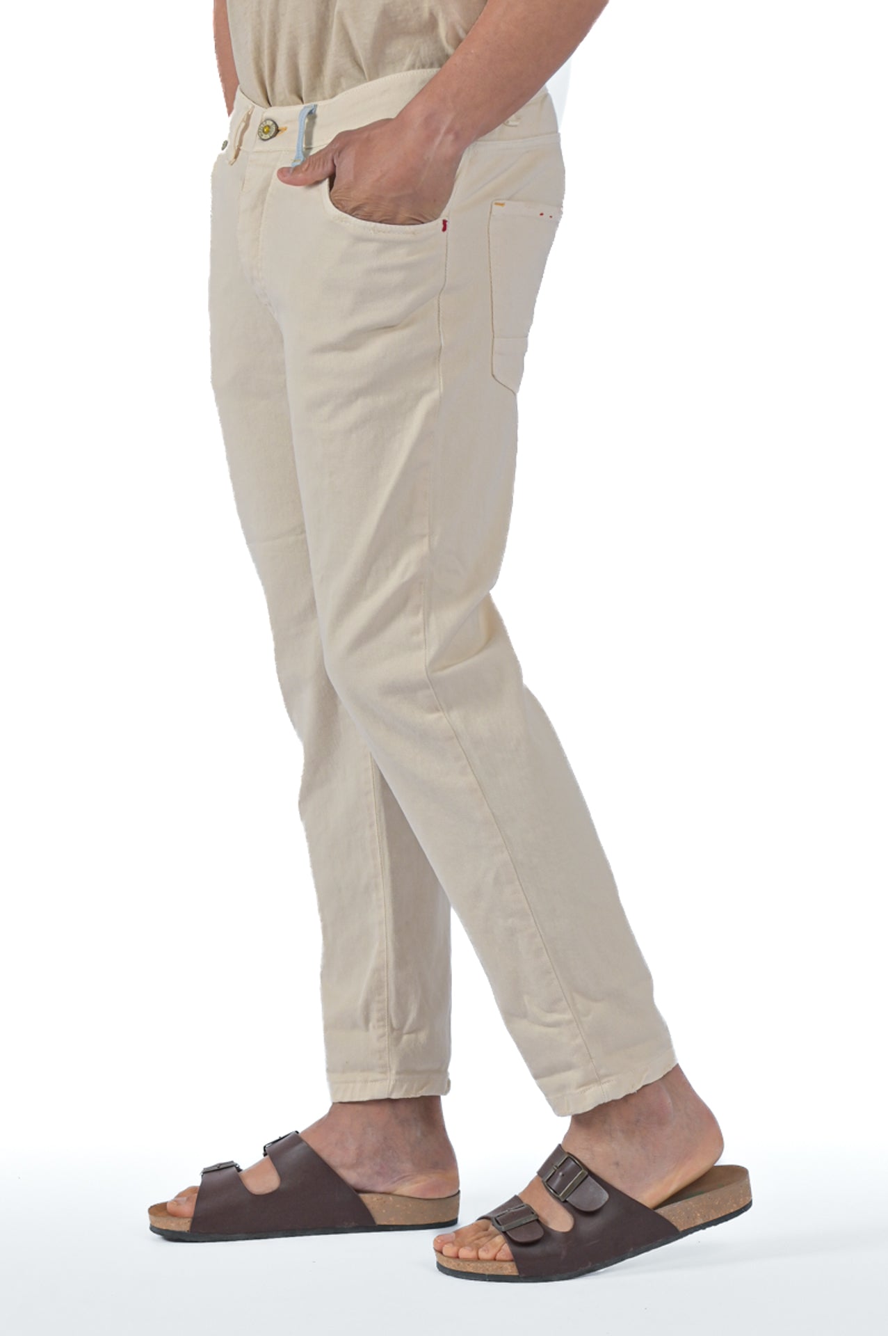 Pantaloni in cotone regular New Wolf Bull SS23