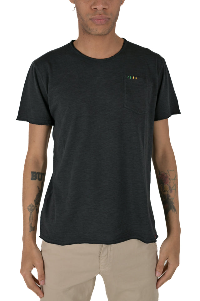 T-Shirt regular DPE 2405 Nero SS24