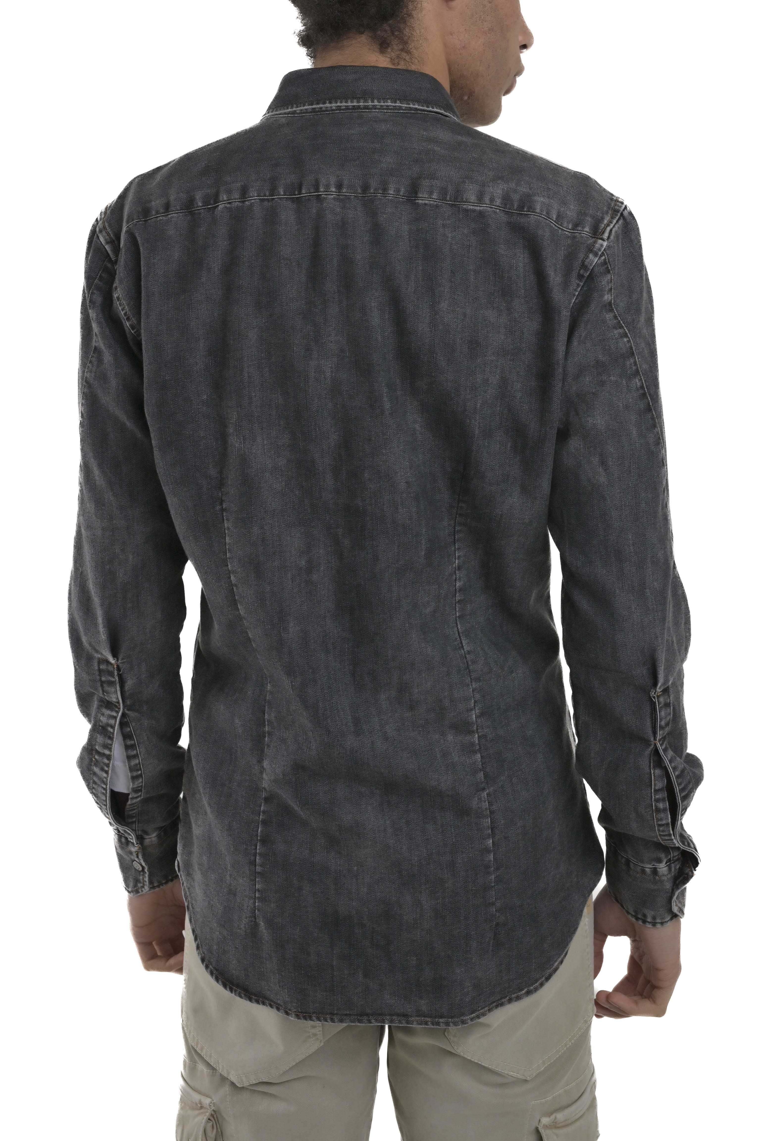 Camicia in denim regular Park Blk AI01 FW24/25