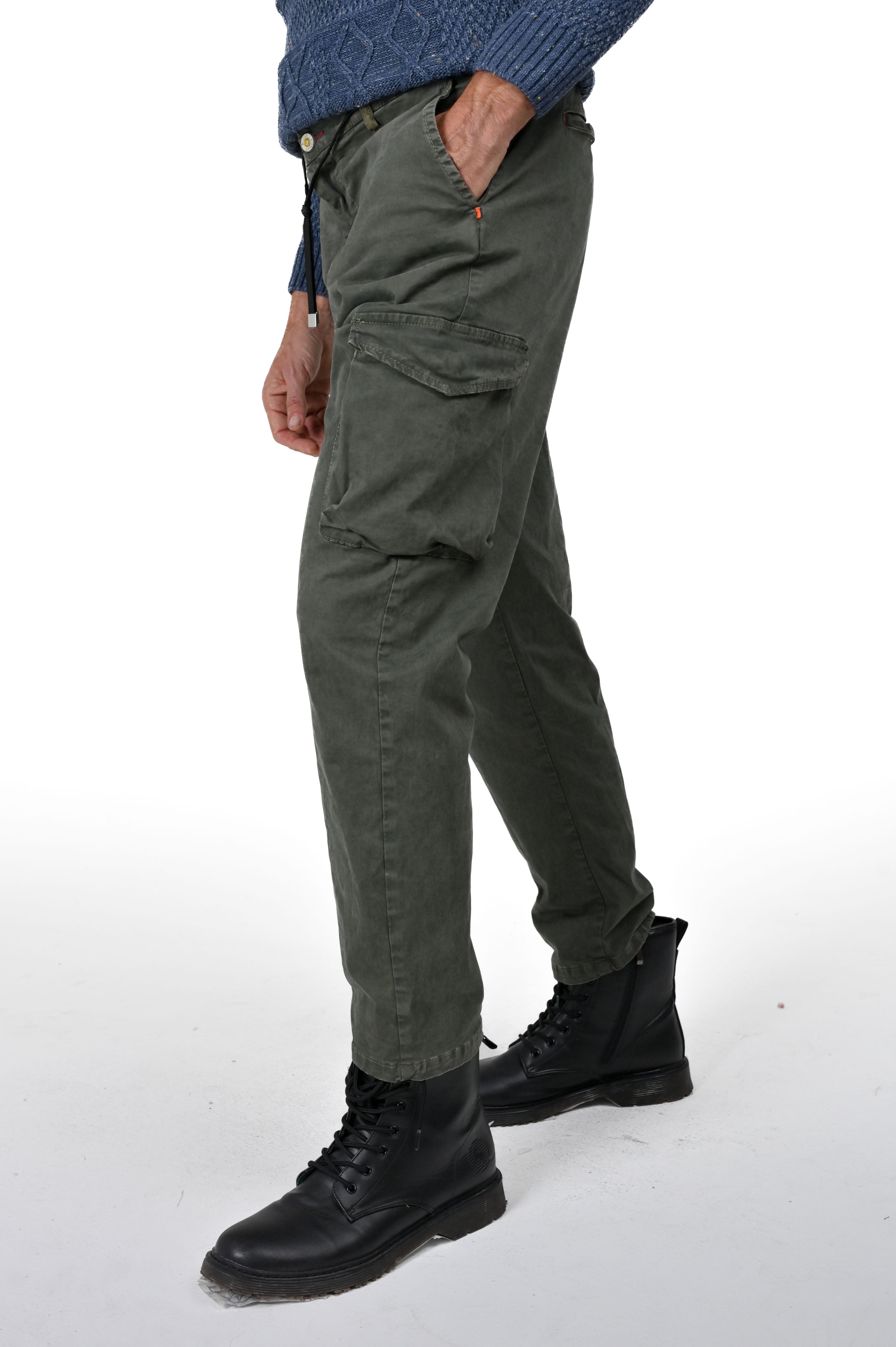 Pantaloni regular Screen Raso in cotone FW23/24