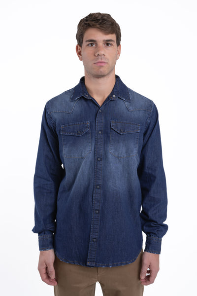 Camicia Denim regular Spy NE31