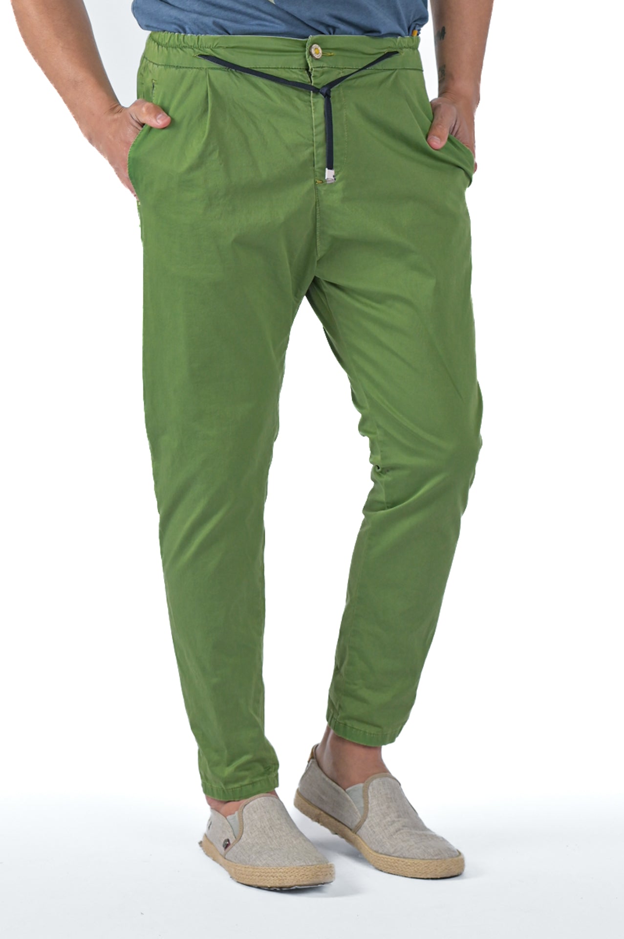 Roby Raso SS23 Tapered Cotton Trousers