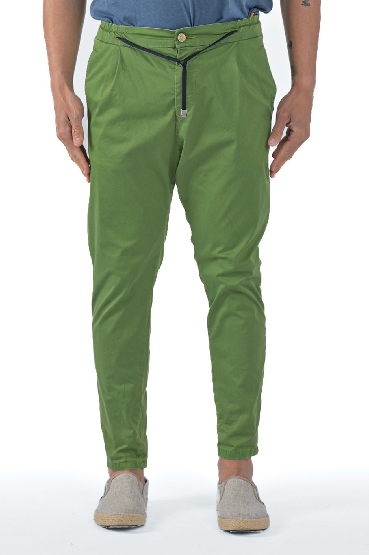 Roby Raso SS23 Tapered Cotton Trousers