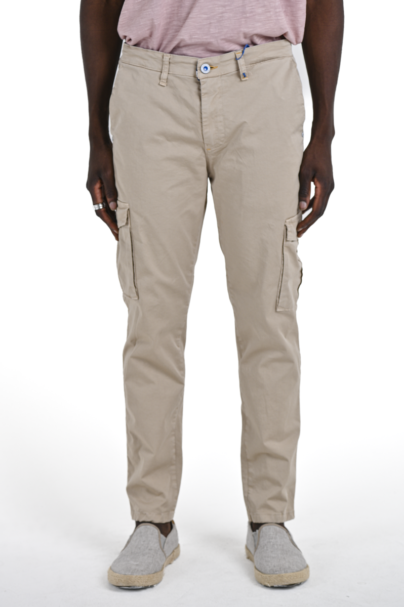 Slim Pants Sonic Pocket Beige SS24