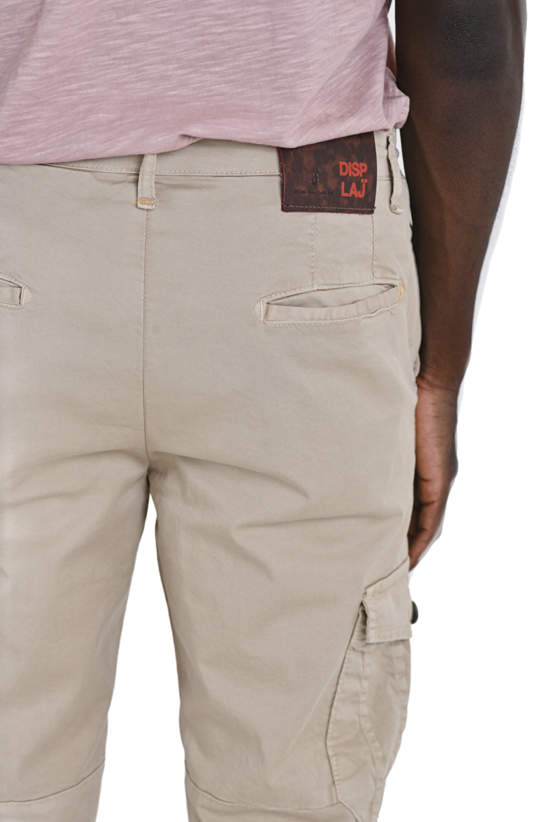 Pantaloni slim Sonic Tascone Beige SS24