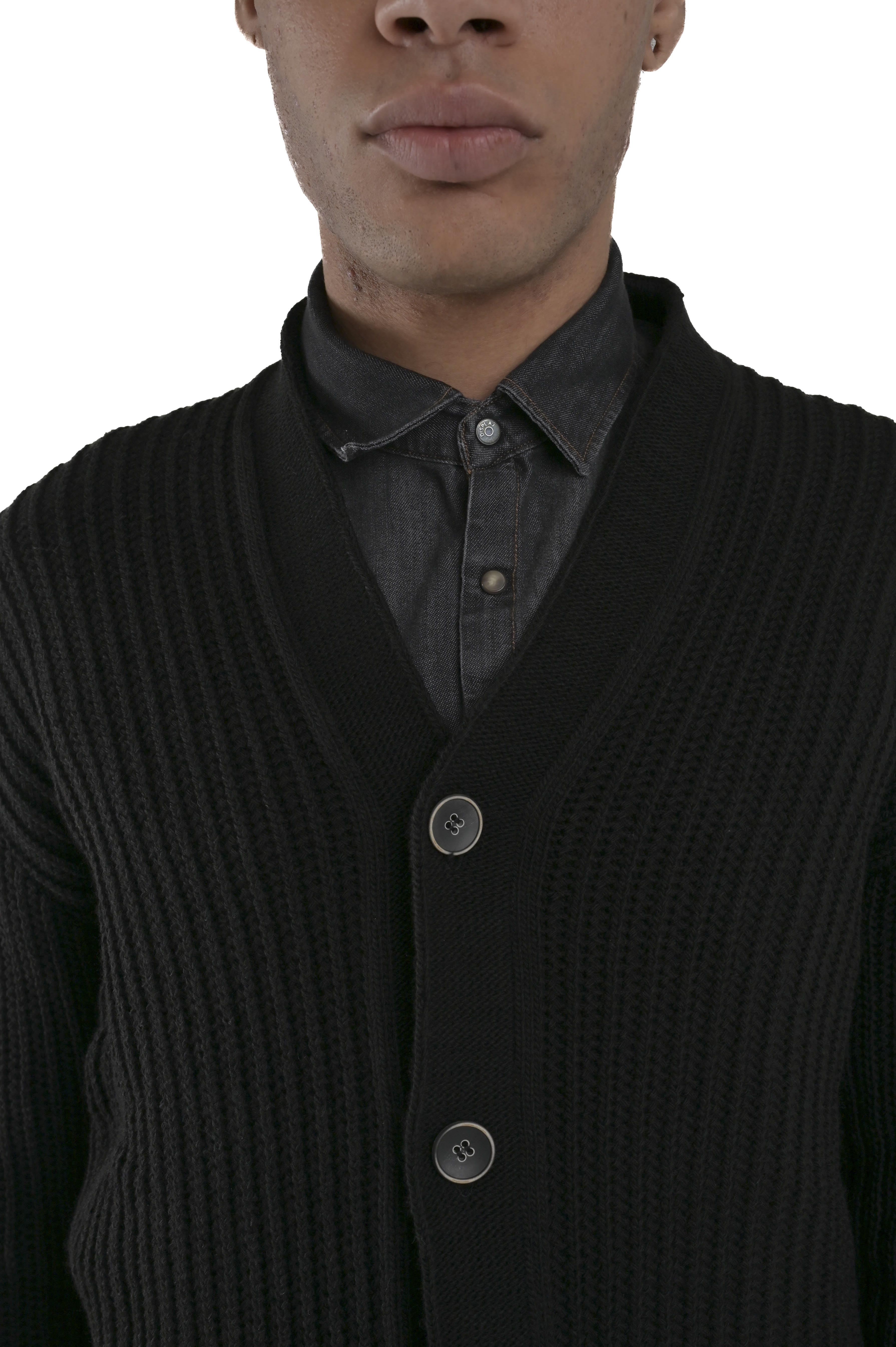 Cardigan regular DM 24212 nero FW24/25