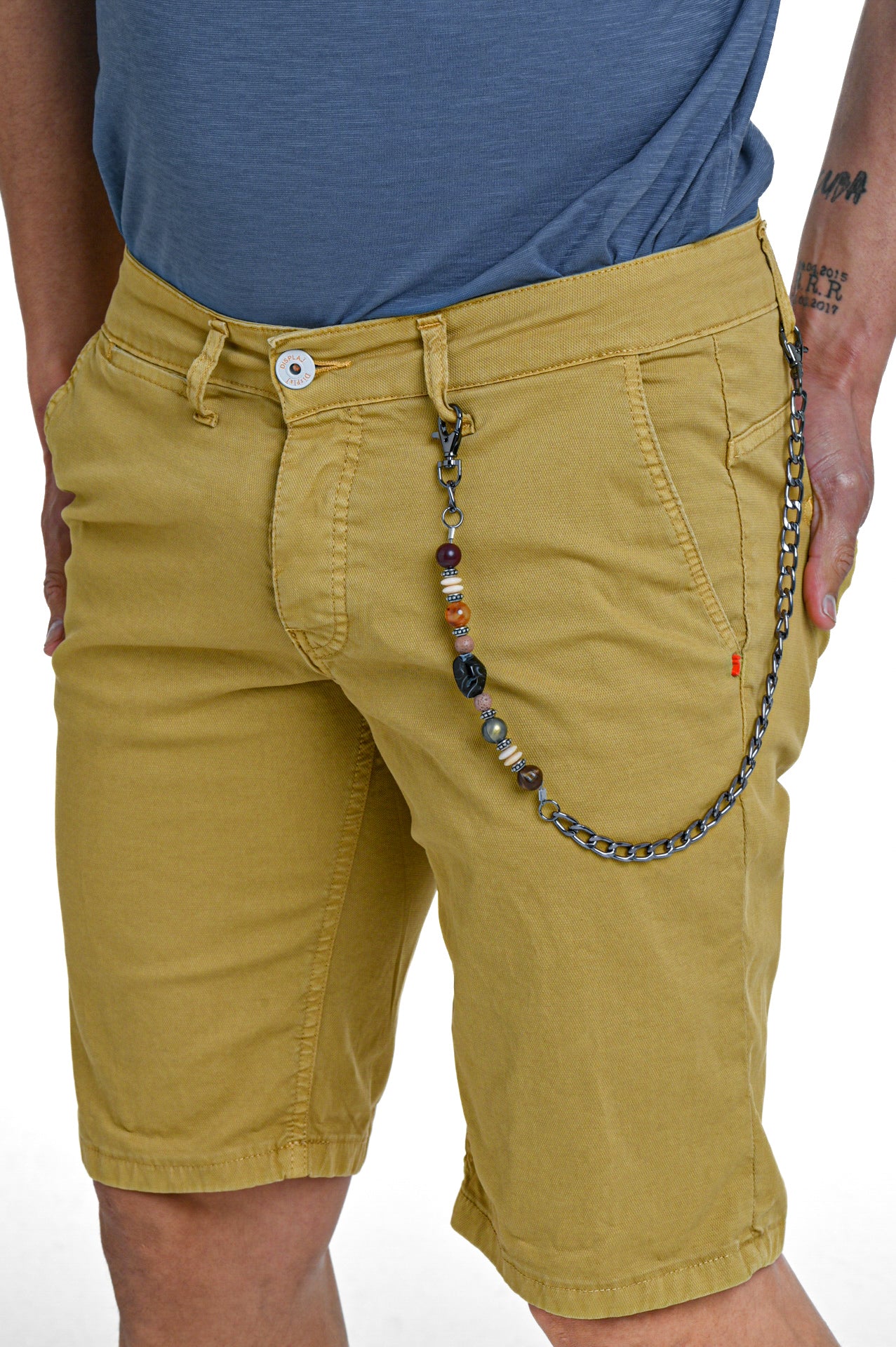 Martin Maldives Blue Slim Cotton Bermuda SS25