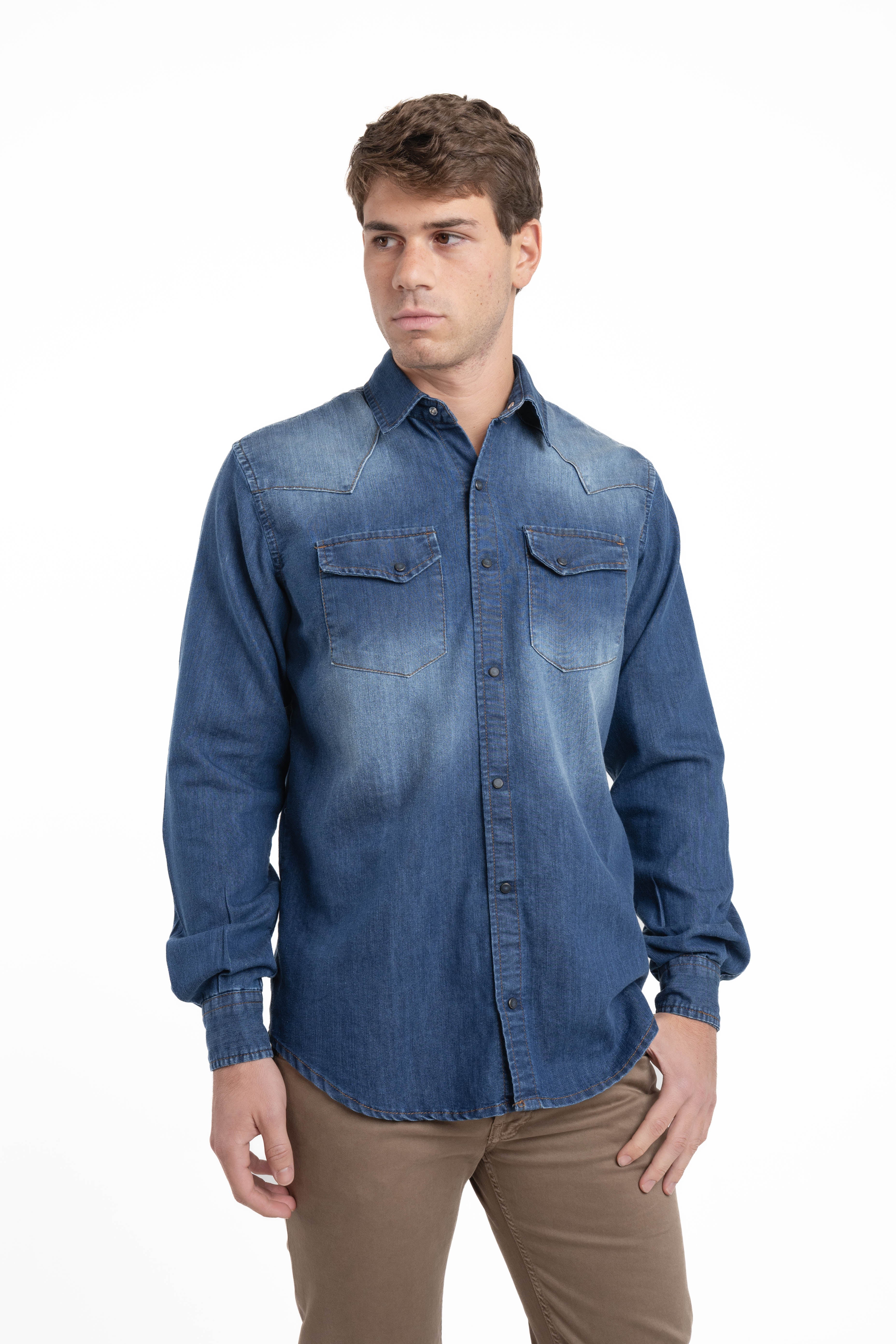Camicia Denim regular Spy music medio