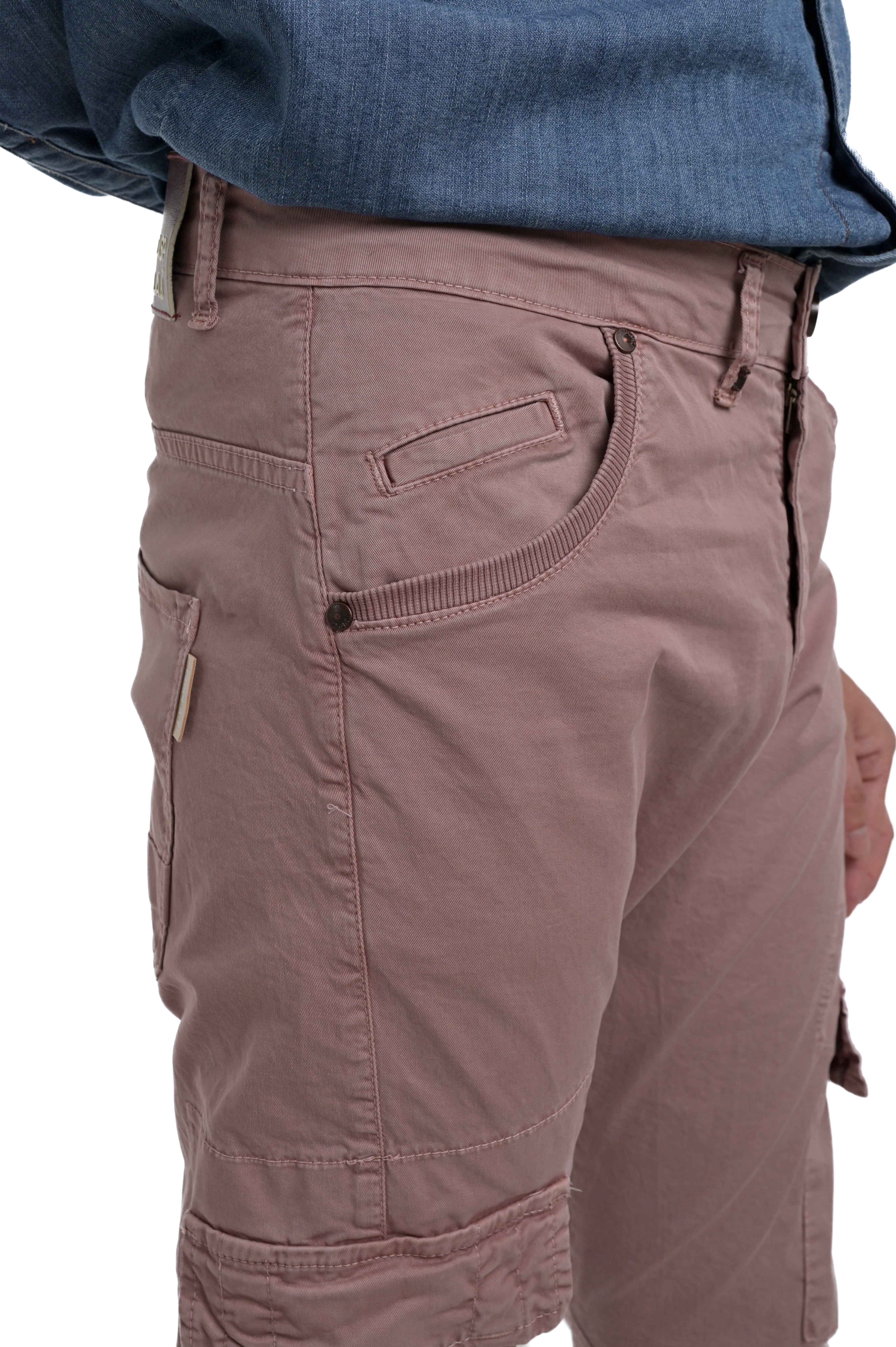 Pantaloni in cotone tapered New Evolution rosa SS25