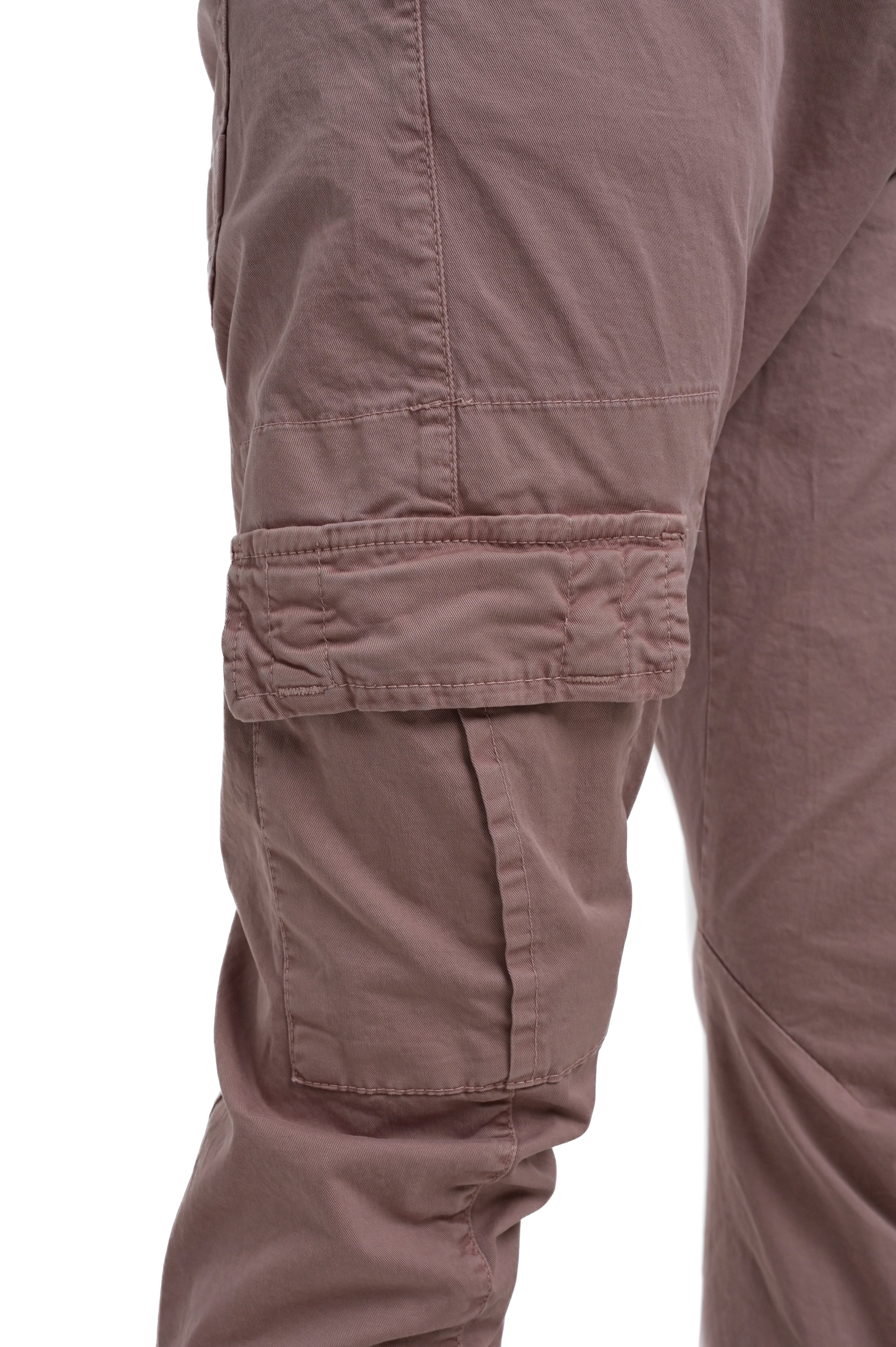 Pantaloni in cotone tapered New Evolution rosa SS25