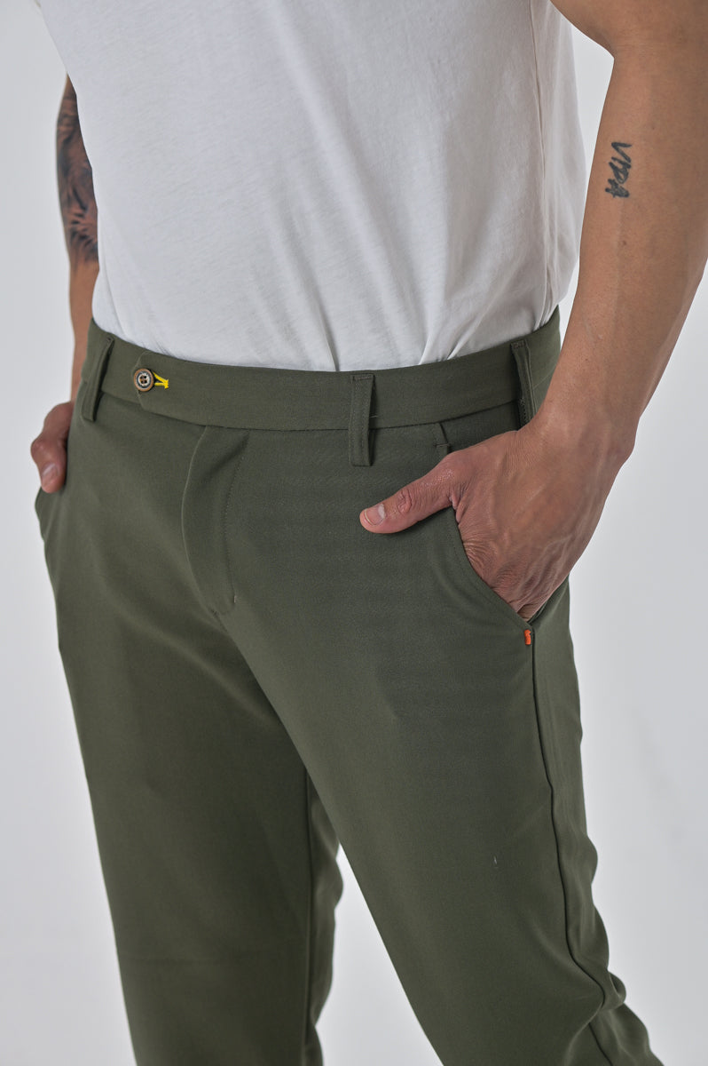 Pantaloni classici slim Racket Wool FW24/25