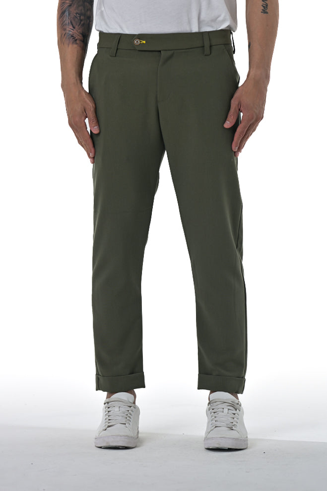 Pantaloni classici slim Racket Wool FW24/25