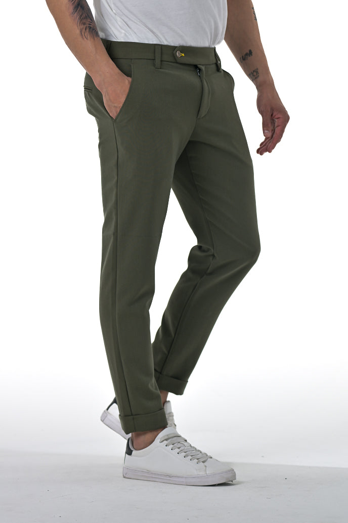 Pantaloni classici slim Racket Wool FW24/25