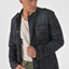 Men's blue cotton jacket AI 30621 - Displaj