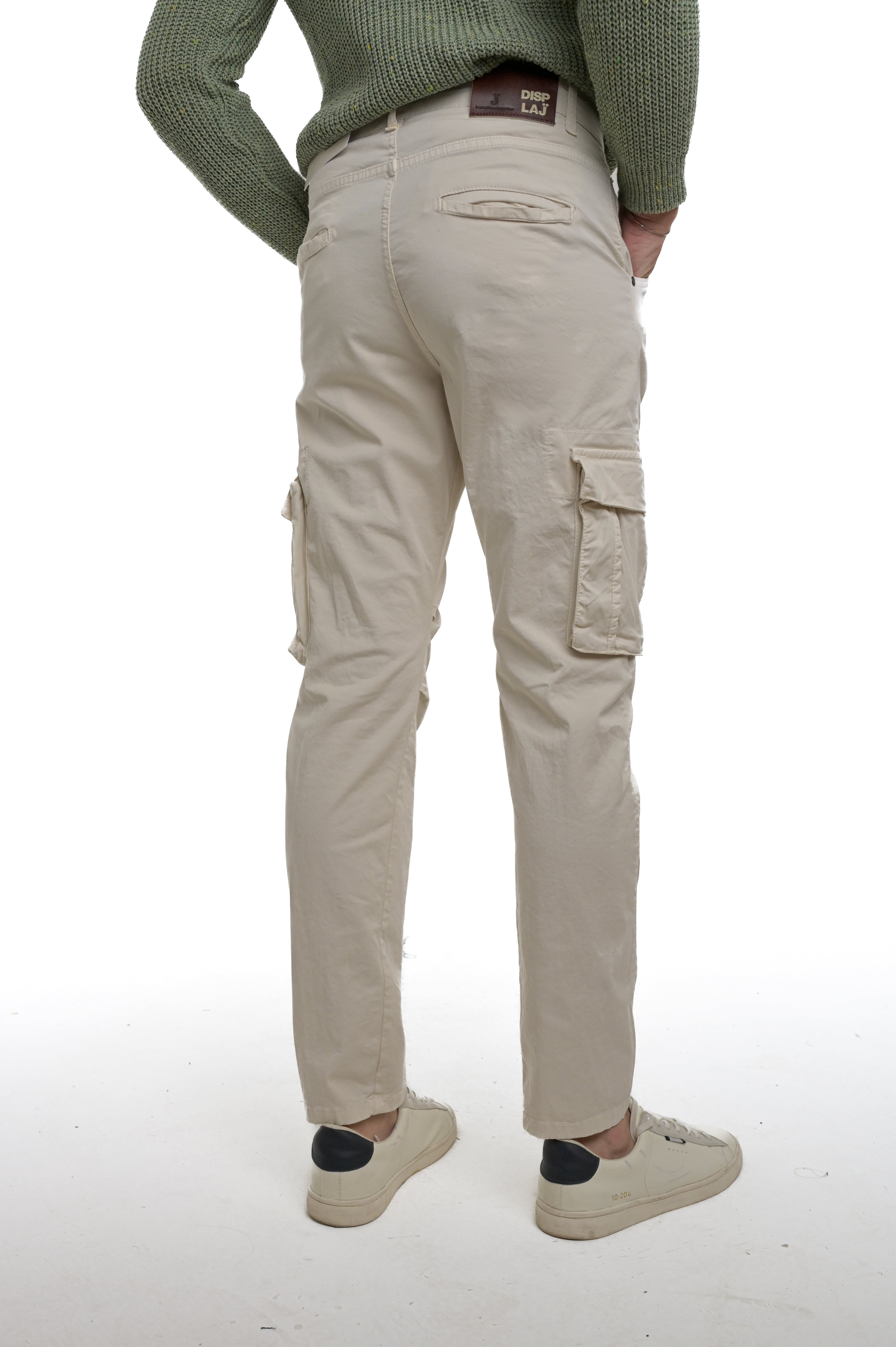 Marktas cream slim cotton trousers SS26