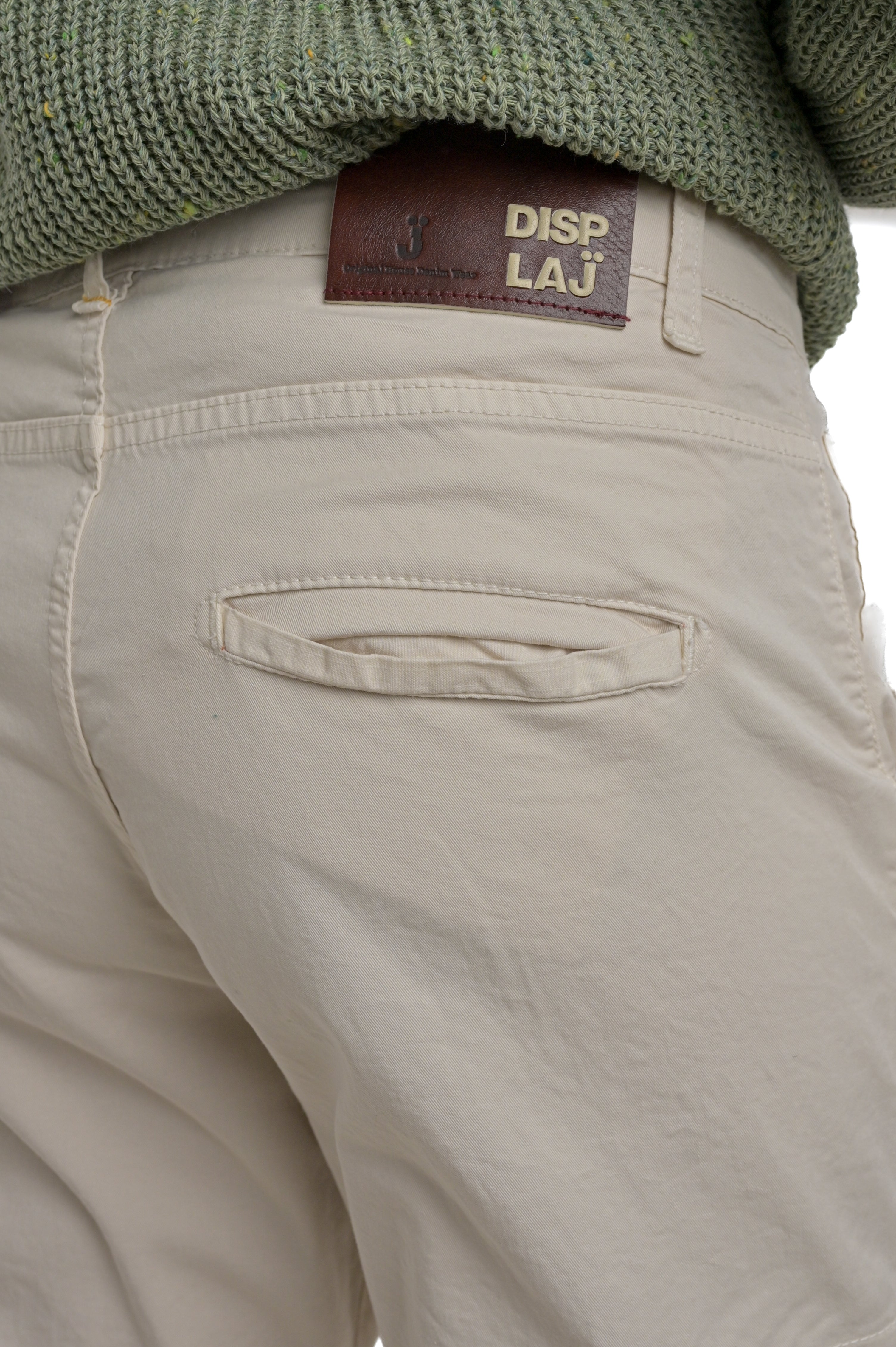 Marktas cream slim cotton trousers SS26