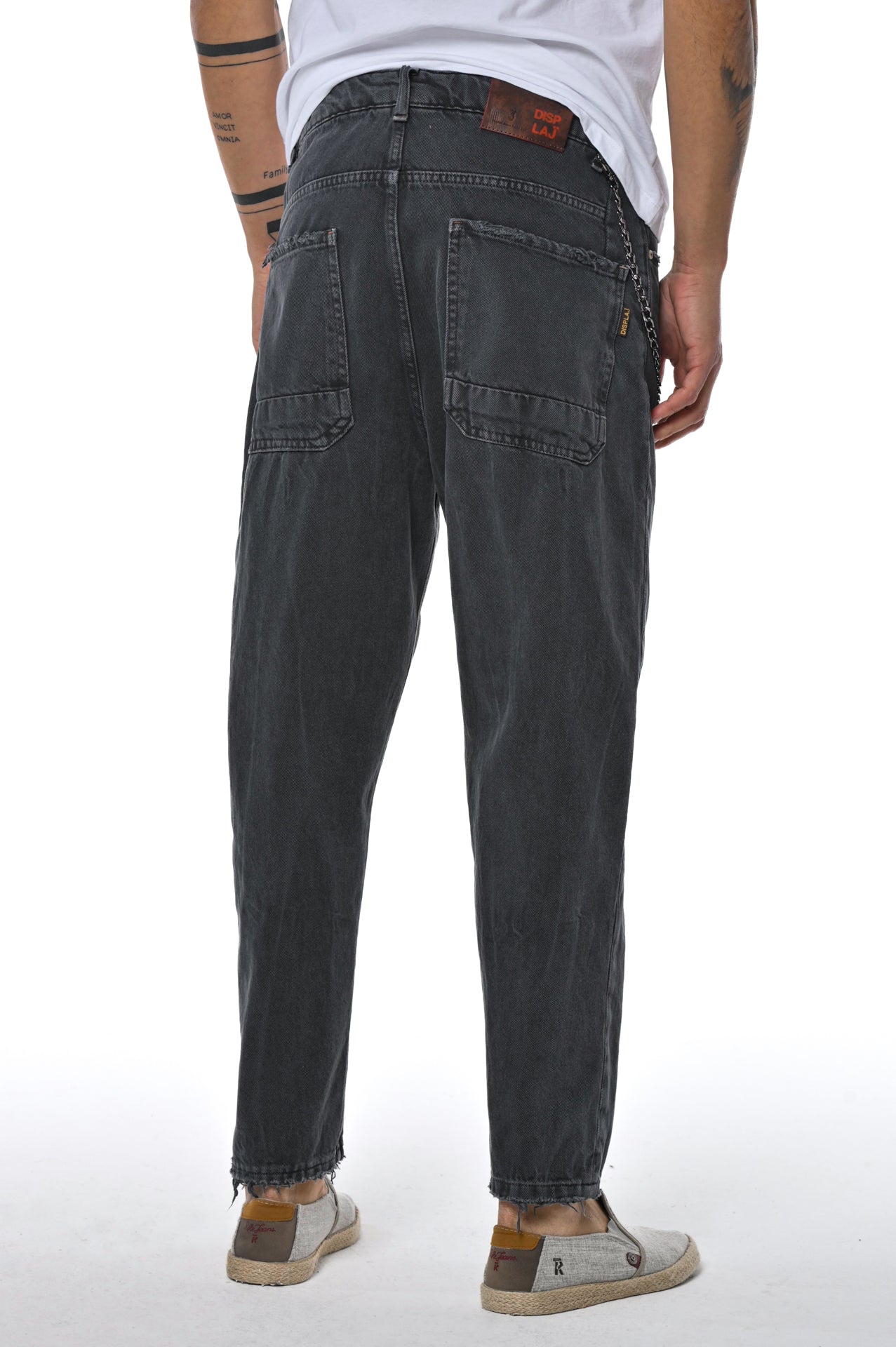 Pantaloni in cotone loose Pop Bull Nero SS23