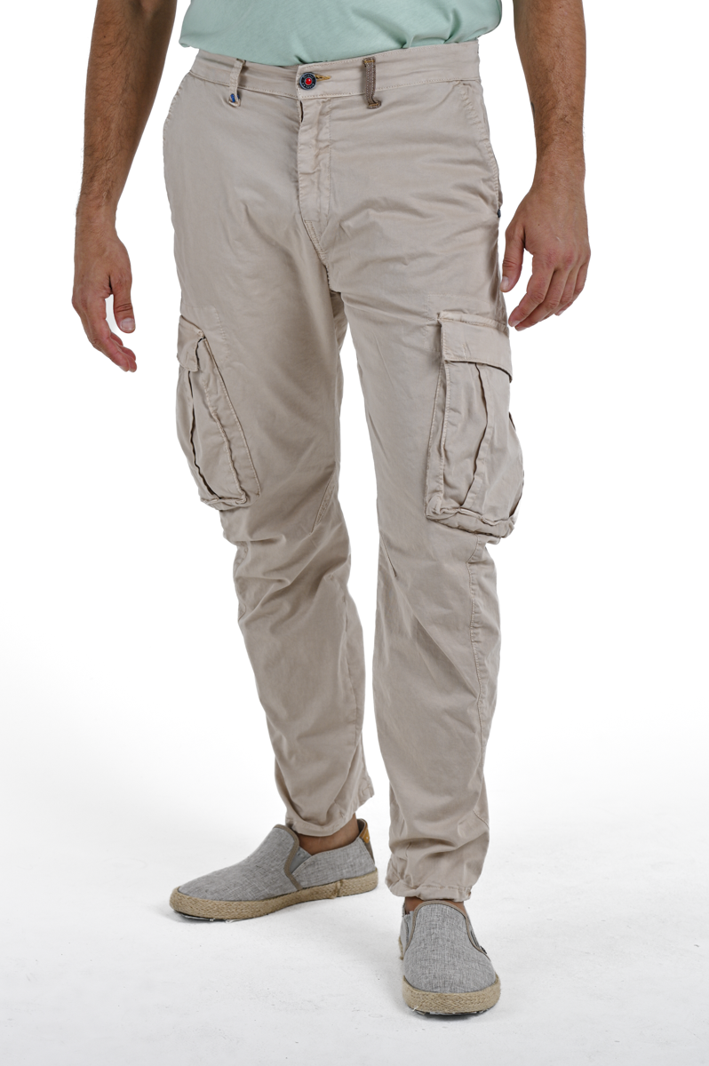 Pantaloni loose Rocky Beige SS24