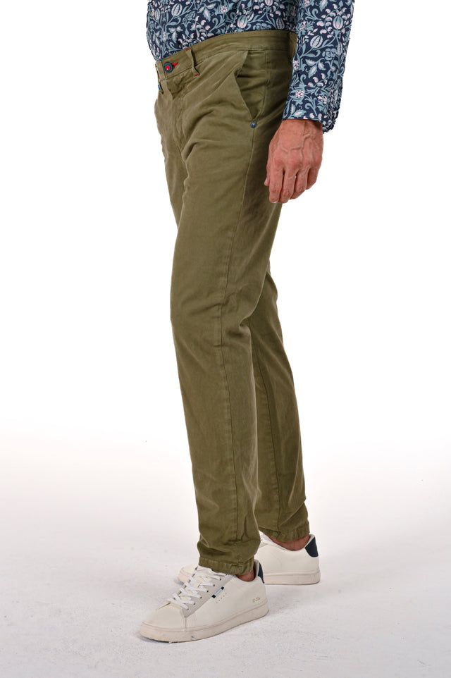 AI 4524 men's slim fit cotton trousers in various colors - Displaj
