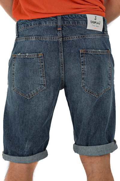 Walter 5315 slim denim Bermuda shorts