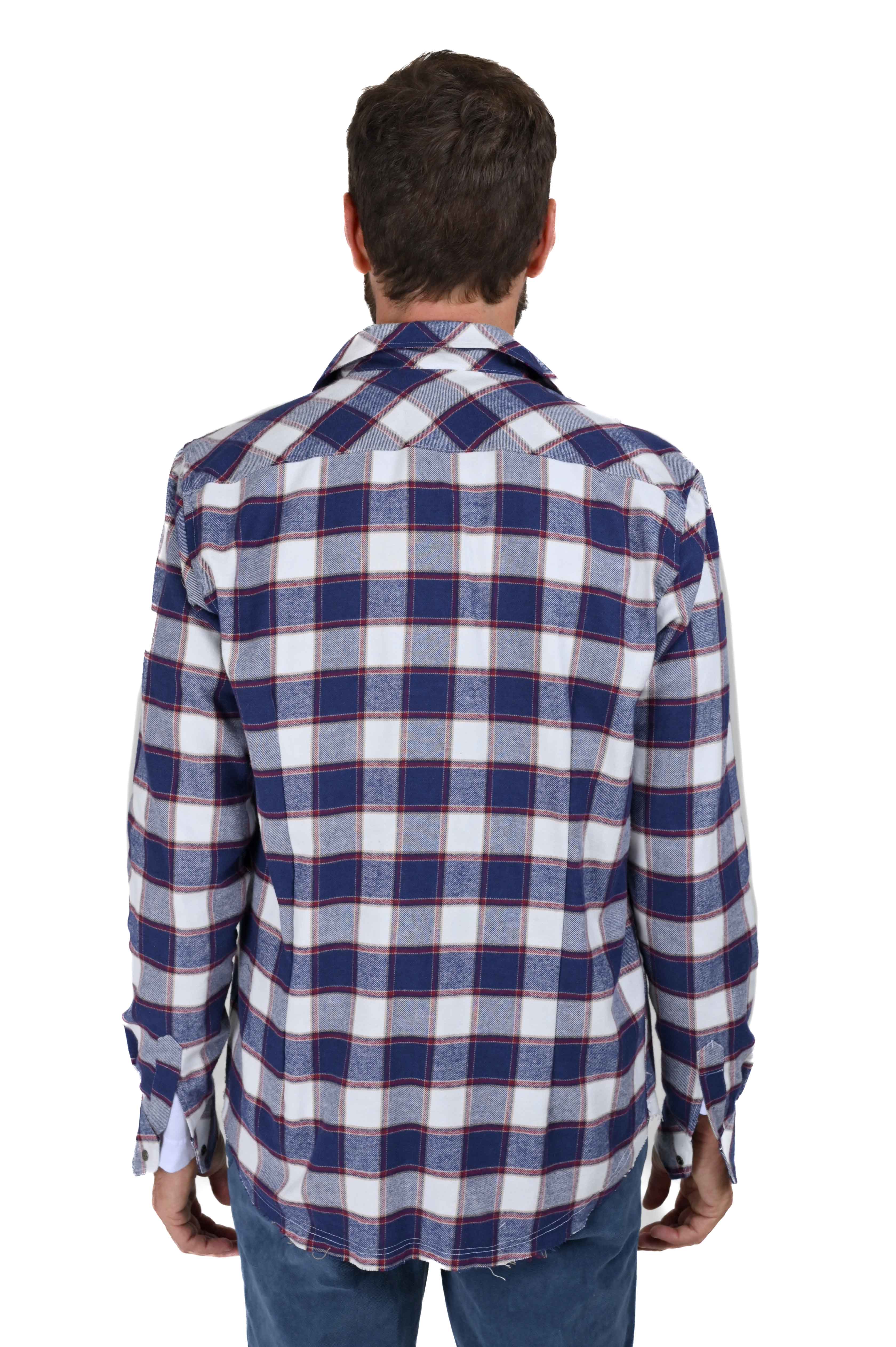 Men's Alaska Blue Flannel Shirt