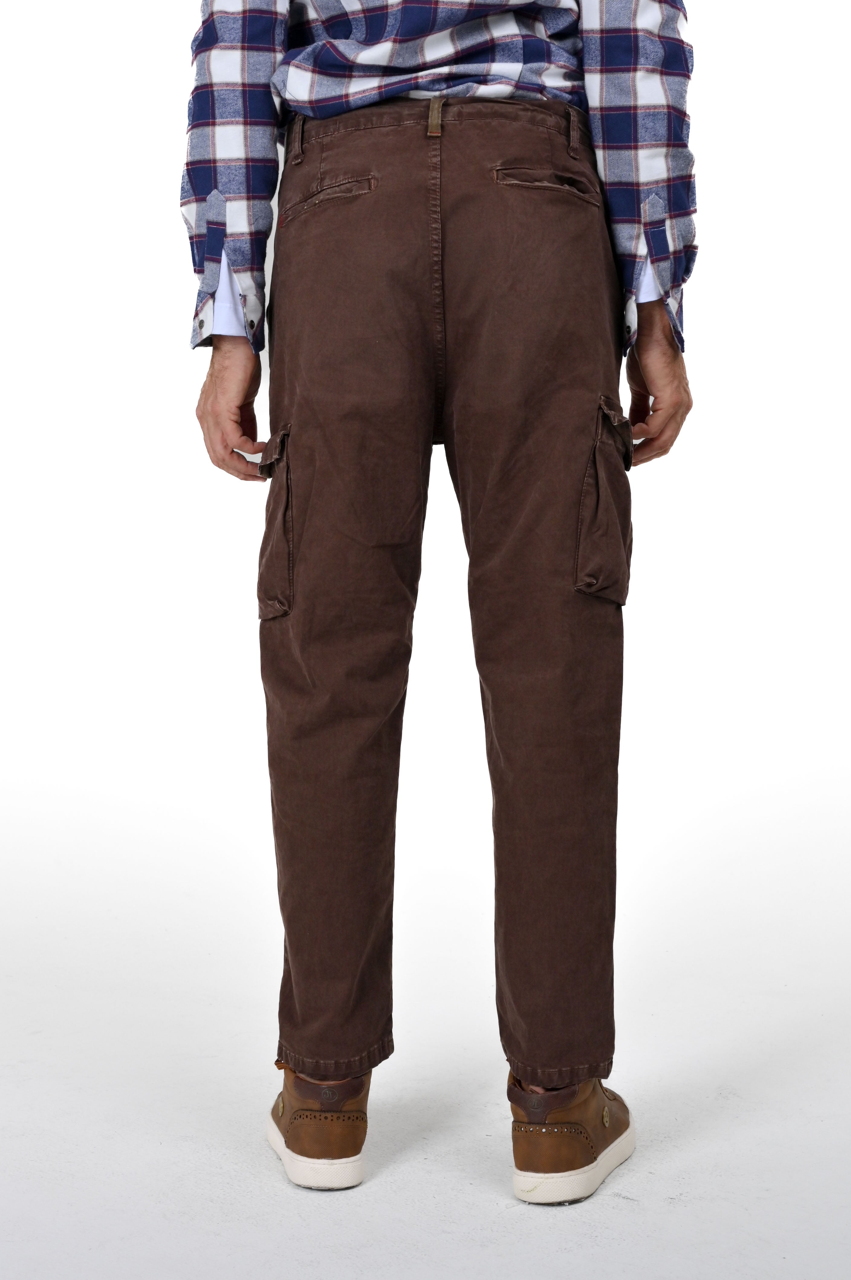 Pantaloni in cotone regular Screen Raso moro FW24/25