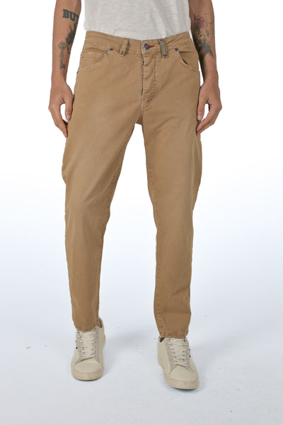 New Wolf Gab biscuit regular cotton trousers FW24/25