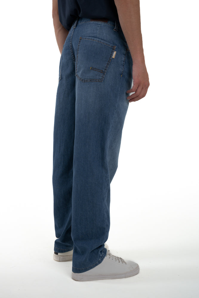 Jeans in cotone loose Dick Music Medio