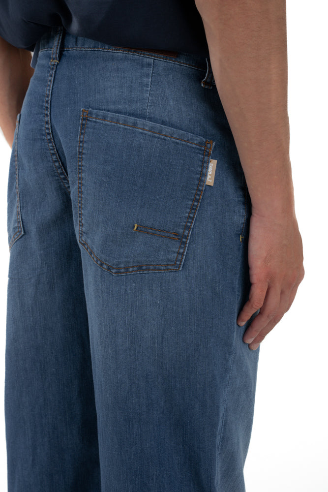 Jeans in cotone loose Dick Music Medio