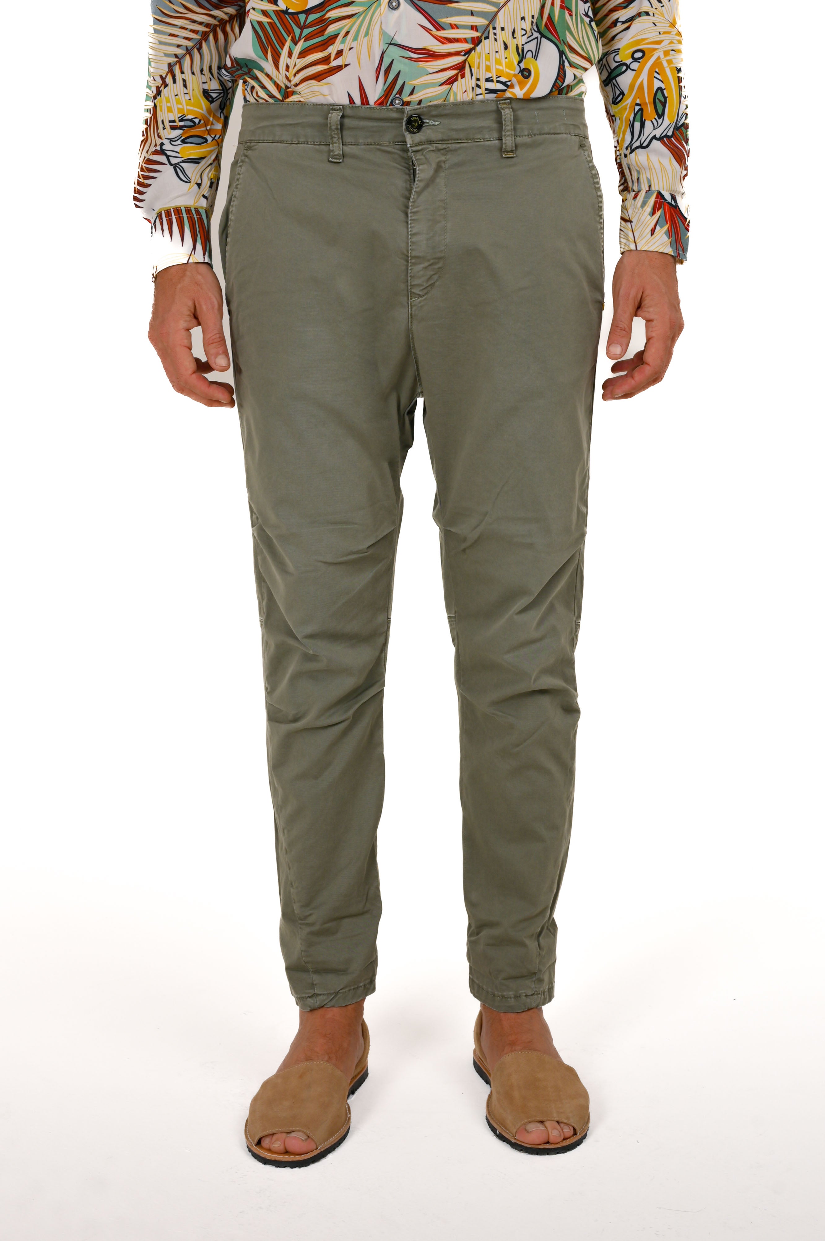 Pantaloni Regular View Verde SS22