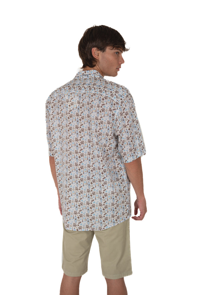 Regular Bow Viscose Shirt Pattern 5 SS25