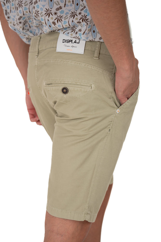 Slim Cotton Bermuda Martin Linen White SS24