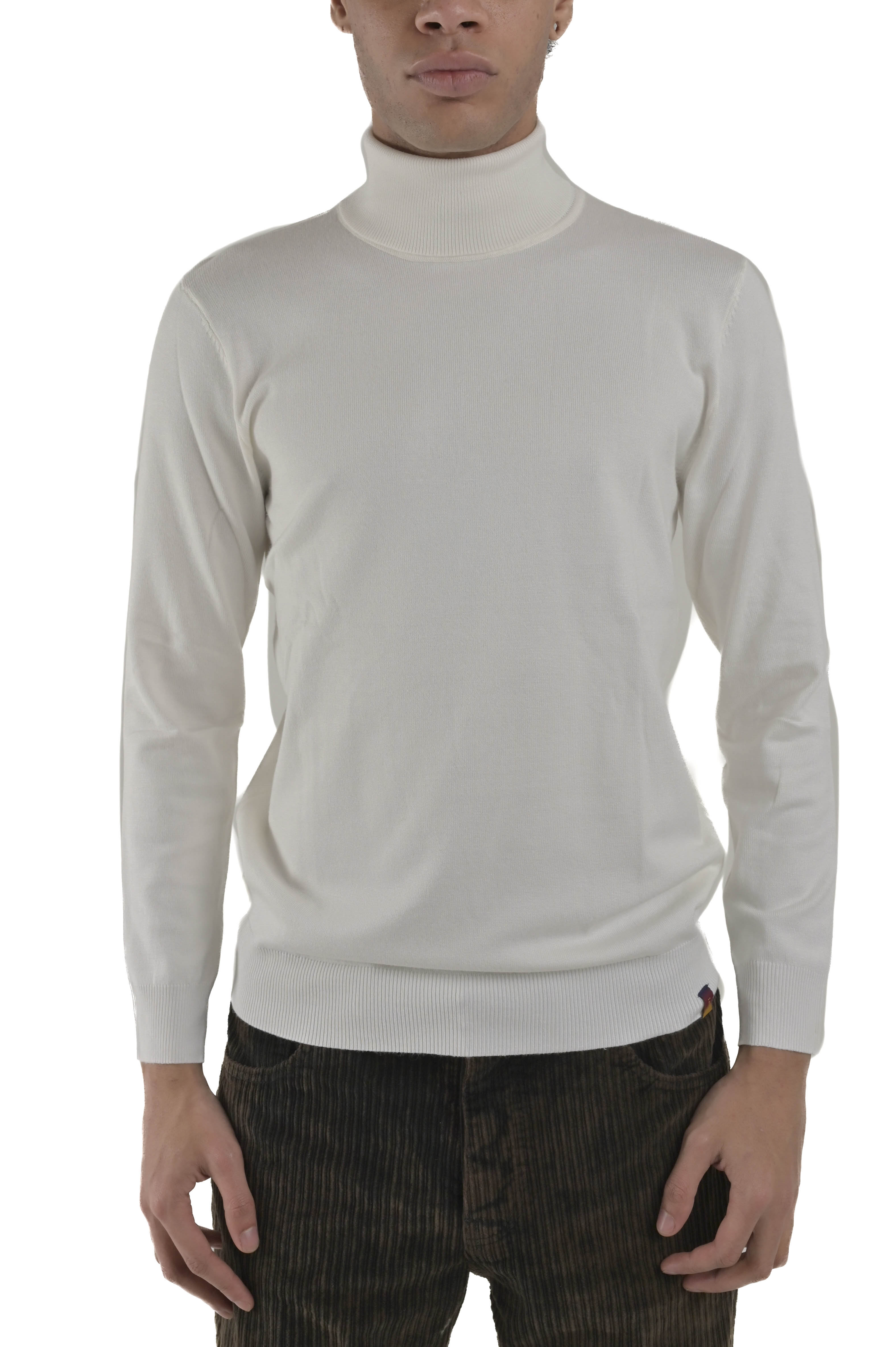 Maglione regular DSP V12 panna FW24/25