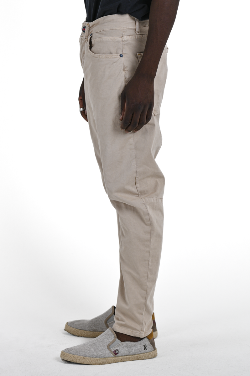 Pantaloni tapered Lawer Beige SS24