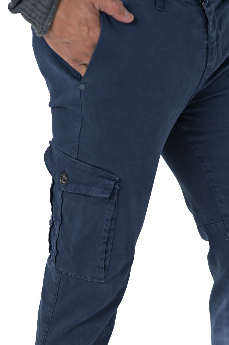 Pantaloni in cotone slim Sonic Tascone FW23/24