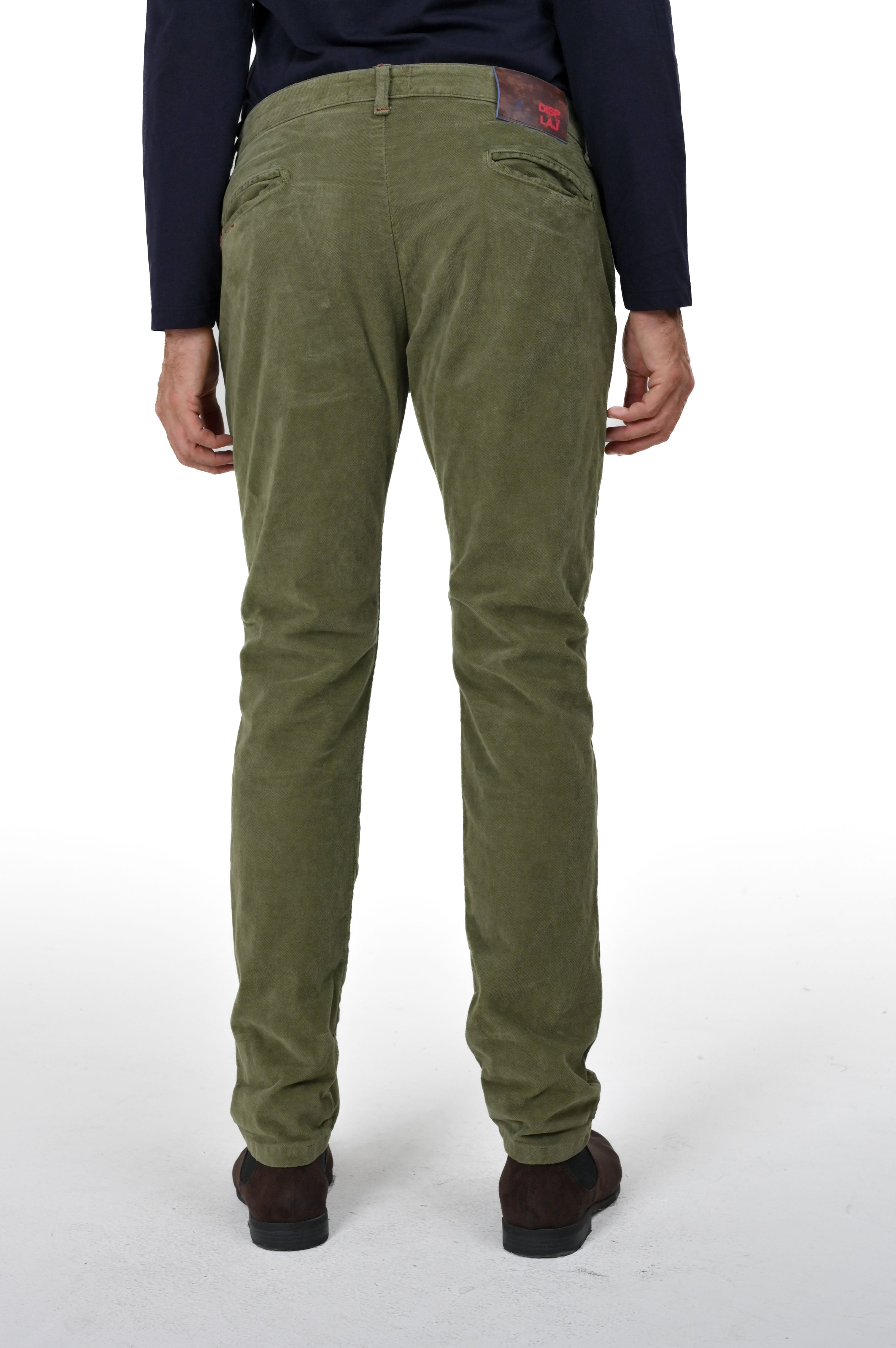 Kinos Mertes slim velvet trousers fit FW23/24