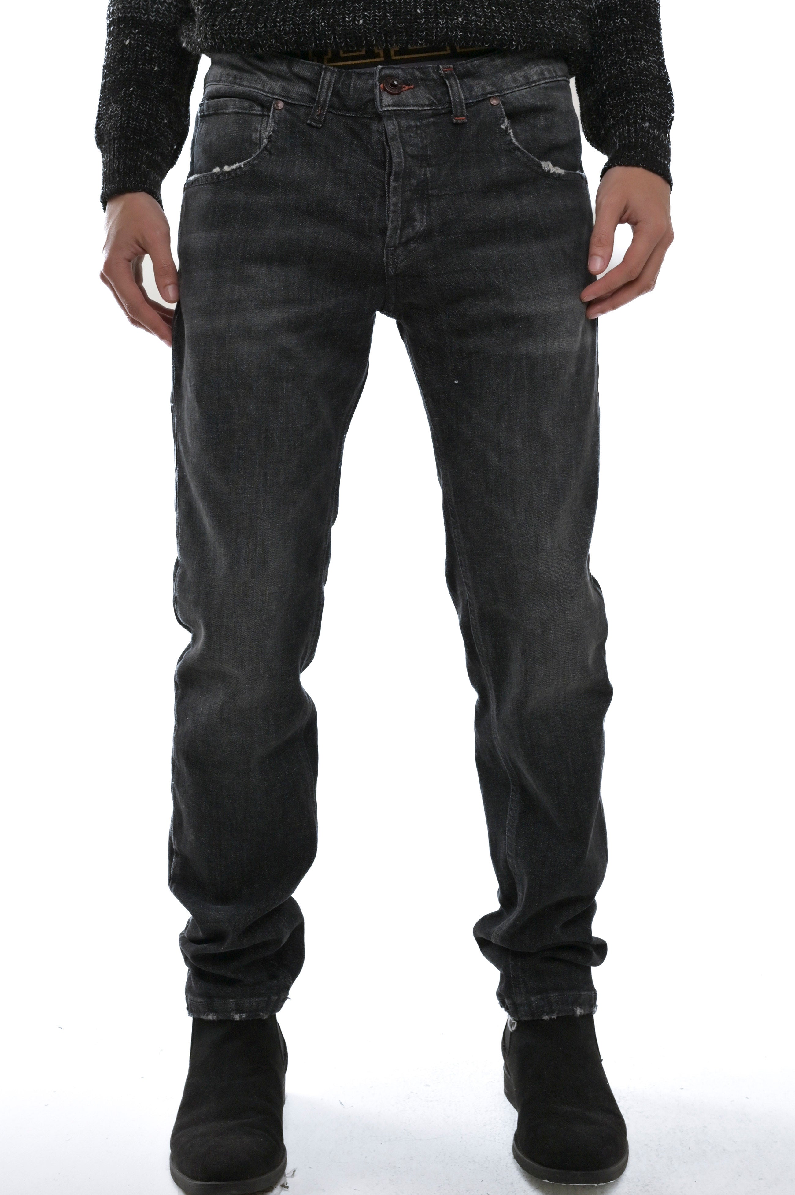 Jeans regular Guzman Blk AI18 FW24/25