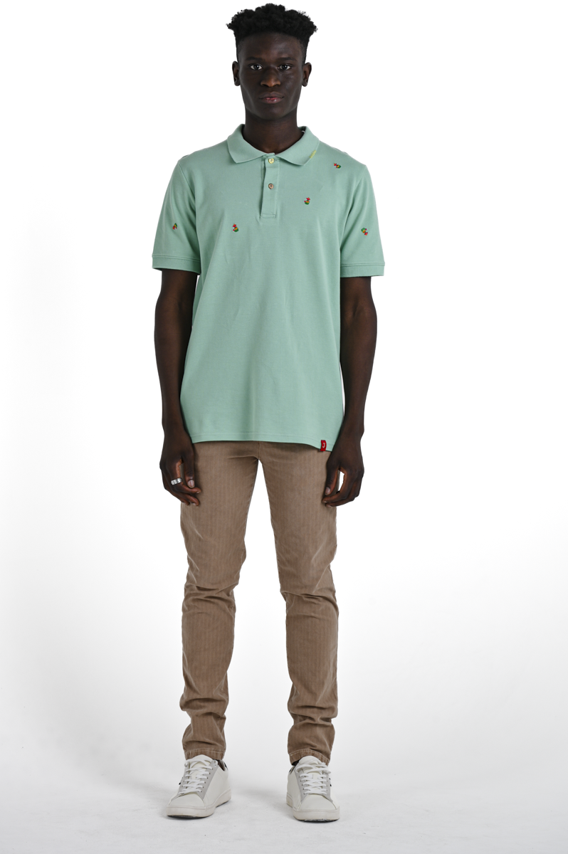 Polo regular Pahoa Verde Acqua SS24