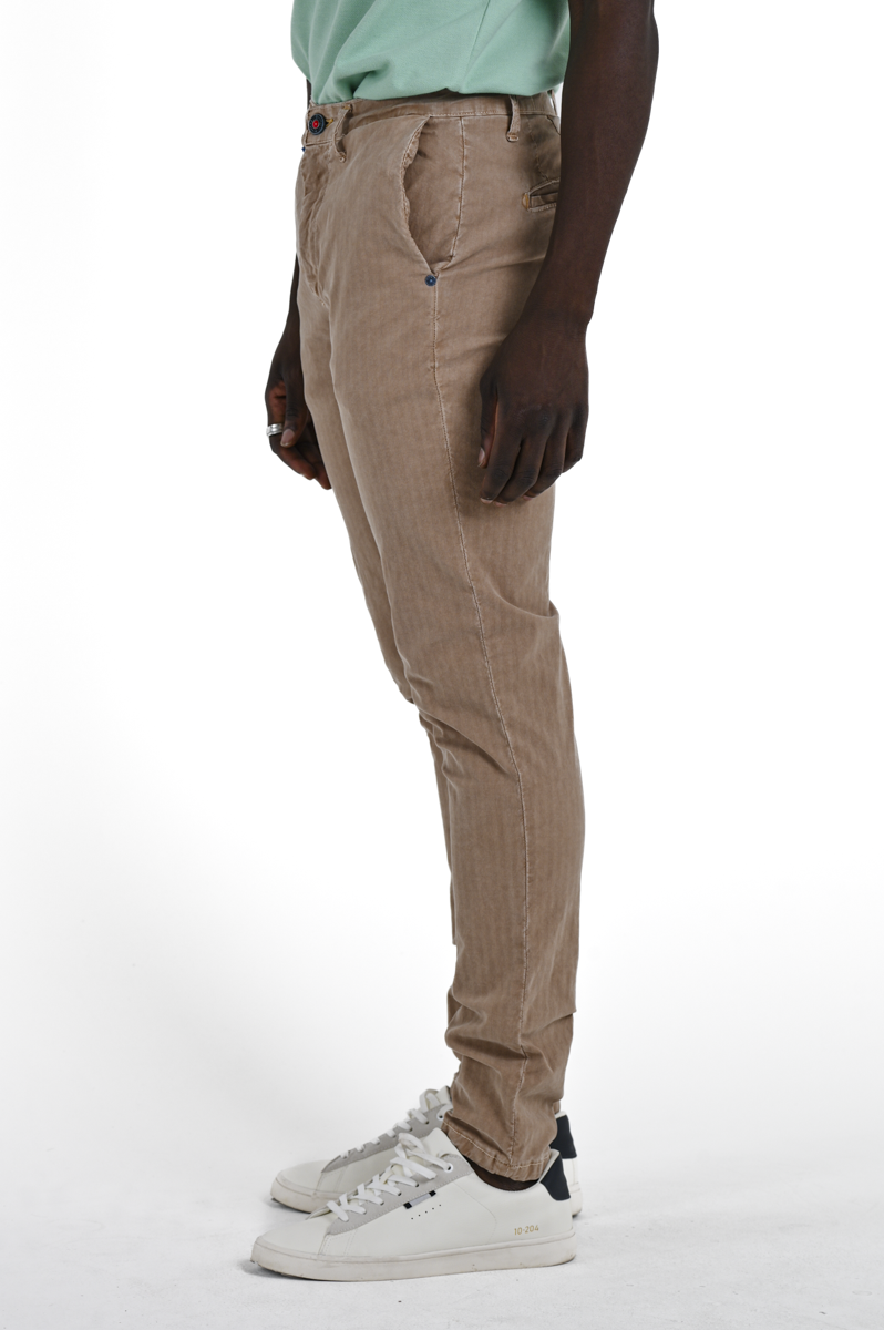 Pantaloni slim Sonic S.B. Beige SS24